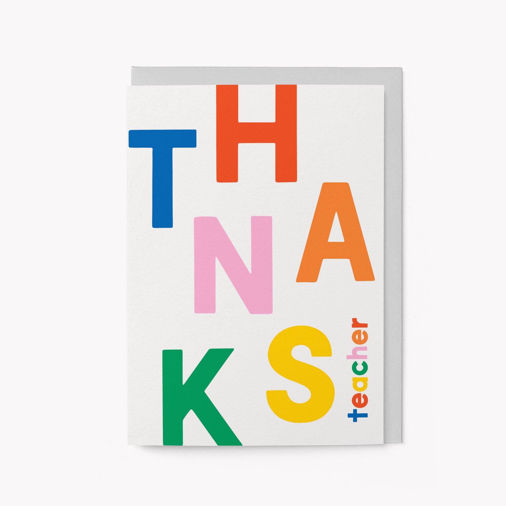 Thanks Teacher - Greeting card