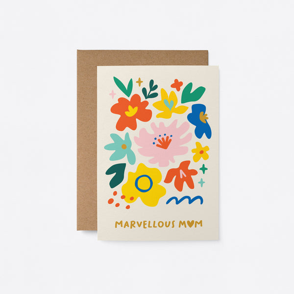 Marvellous Mom - Mother's Day Greeting Card