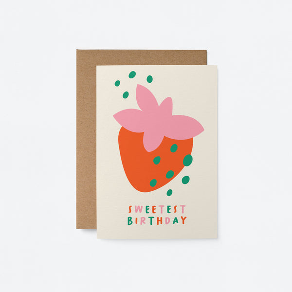 Sweetest Birthday - Greeting card