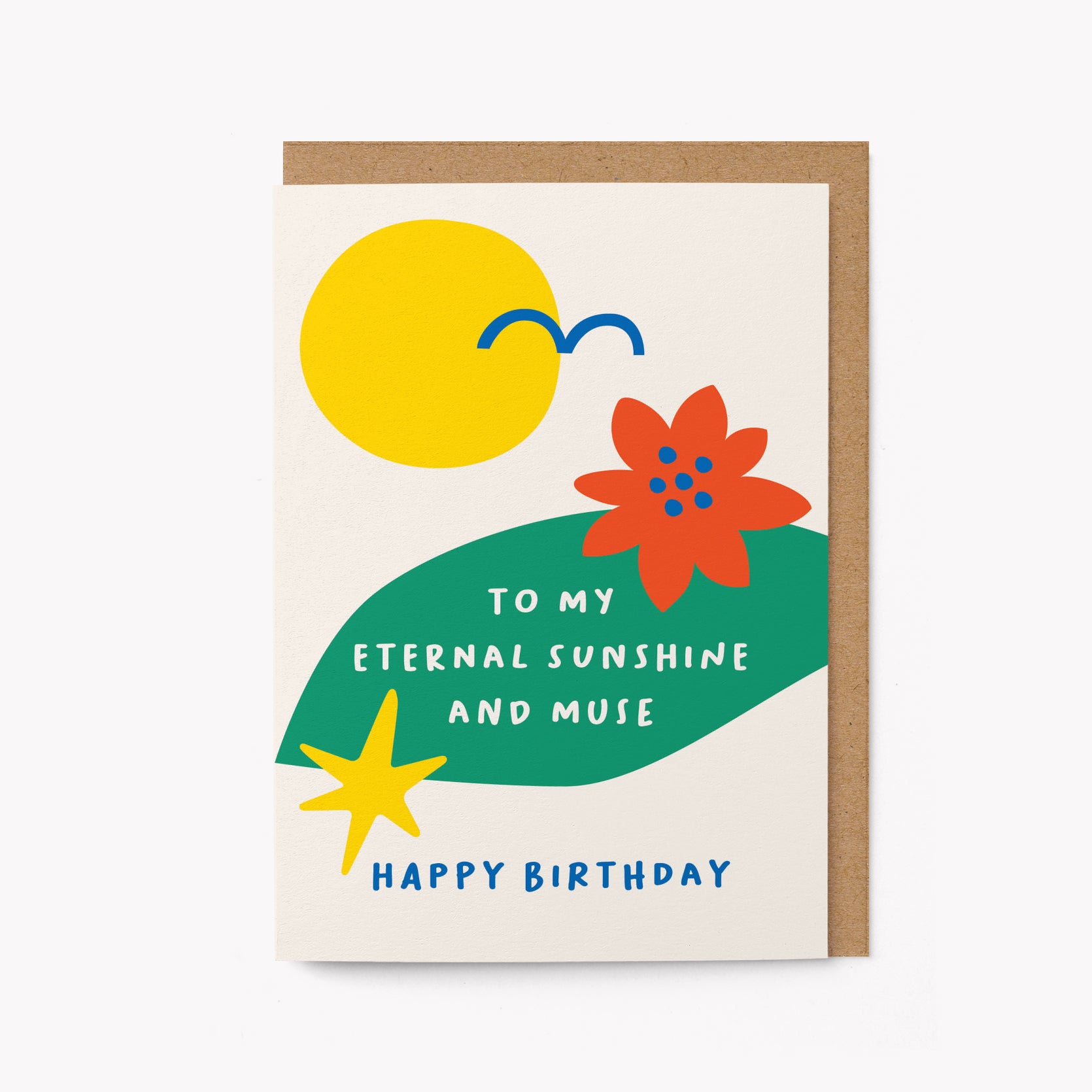 Sunshine and muse - Birthday card