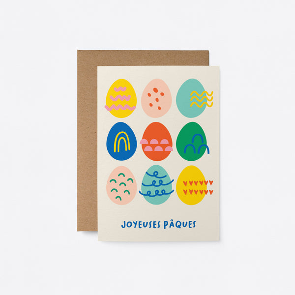 Joyeuses Pâques - Carte de voeux