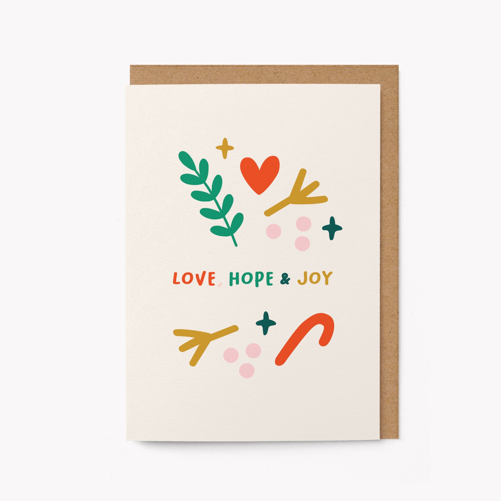 Love, Hope & Joy - Christmas Card