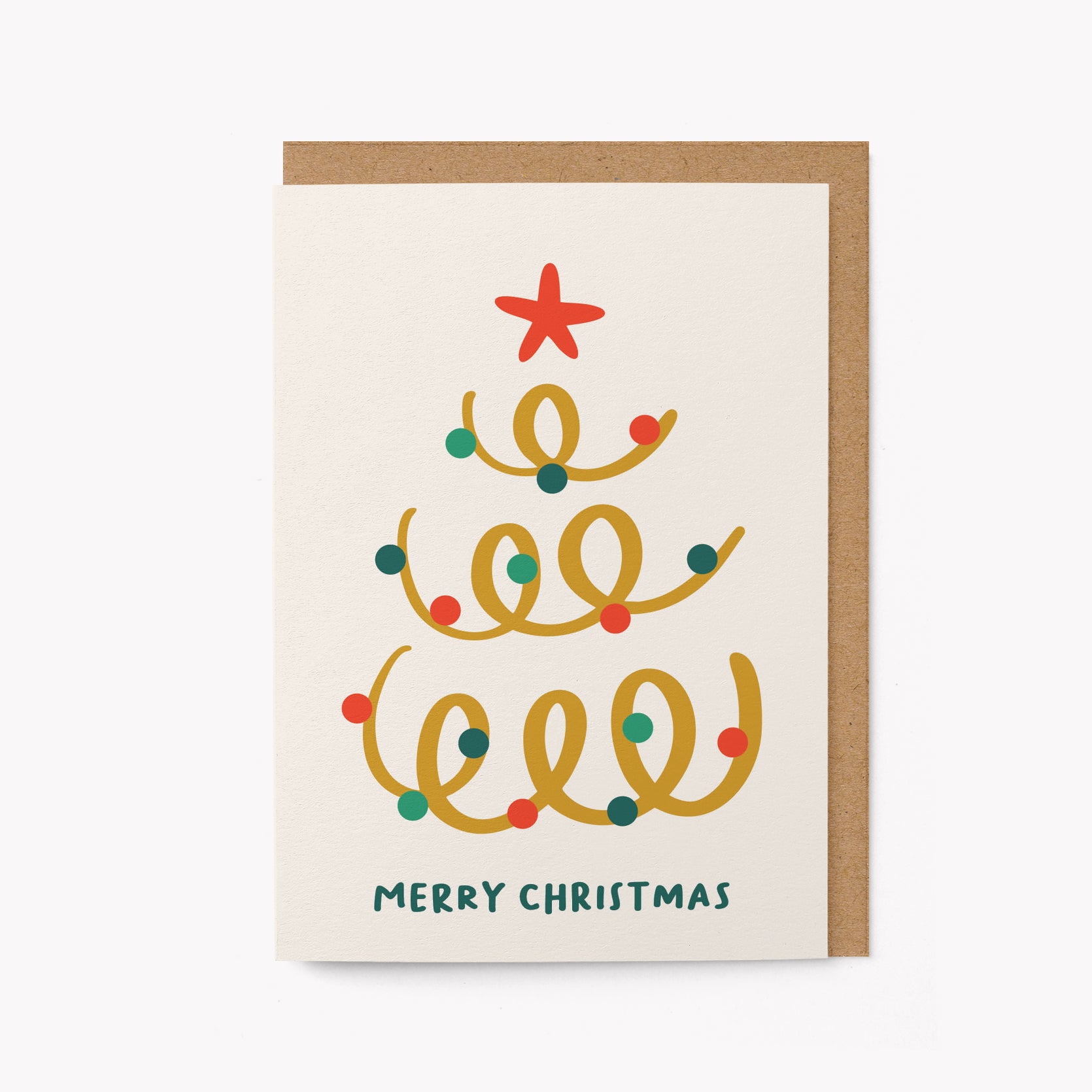 Merry Christmas Tree - Christmas card