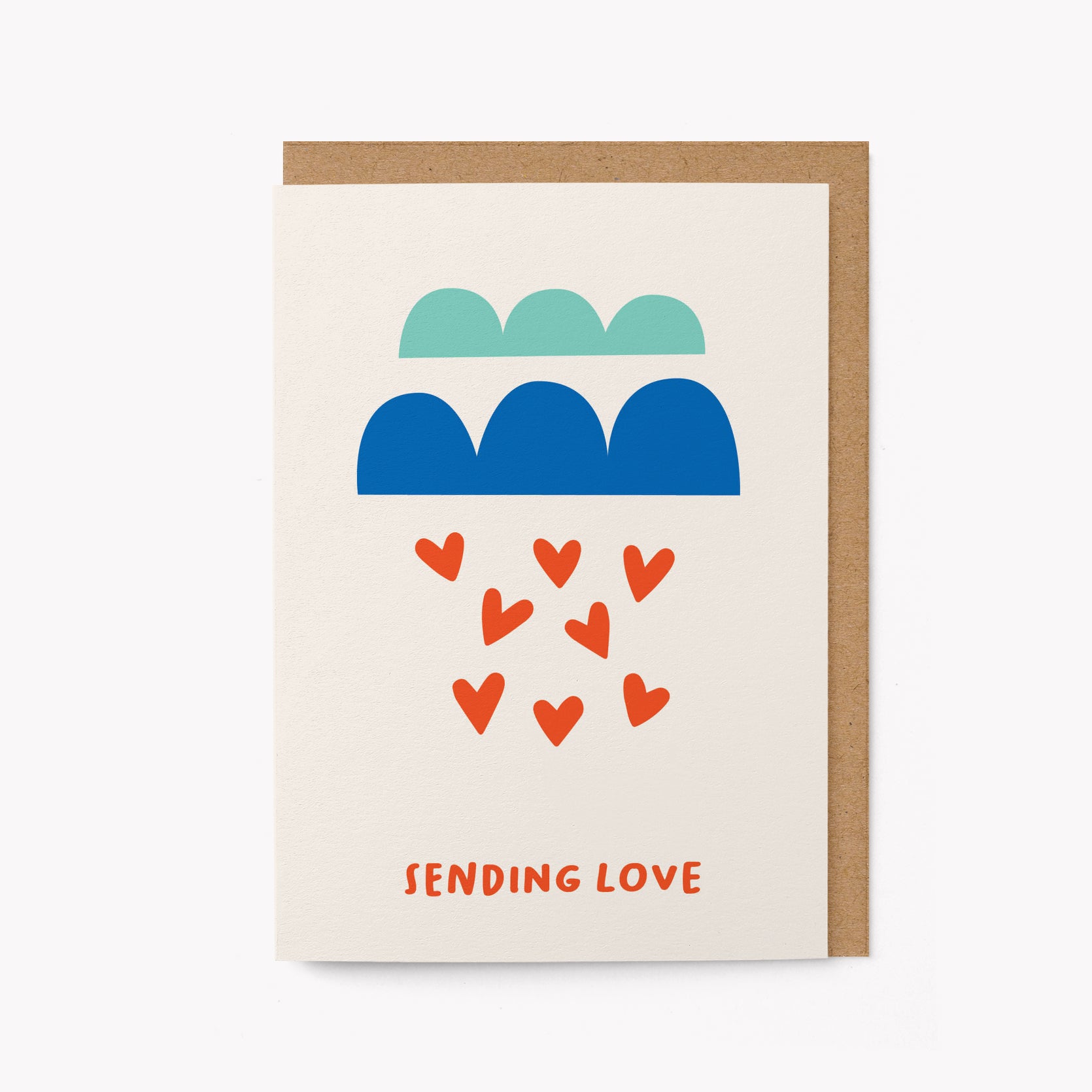 Sending love - Greeting card