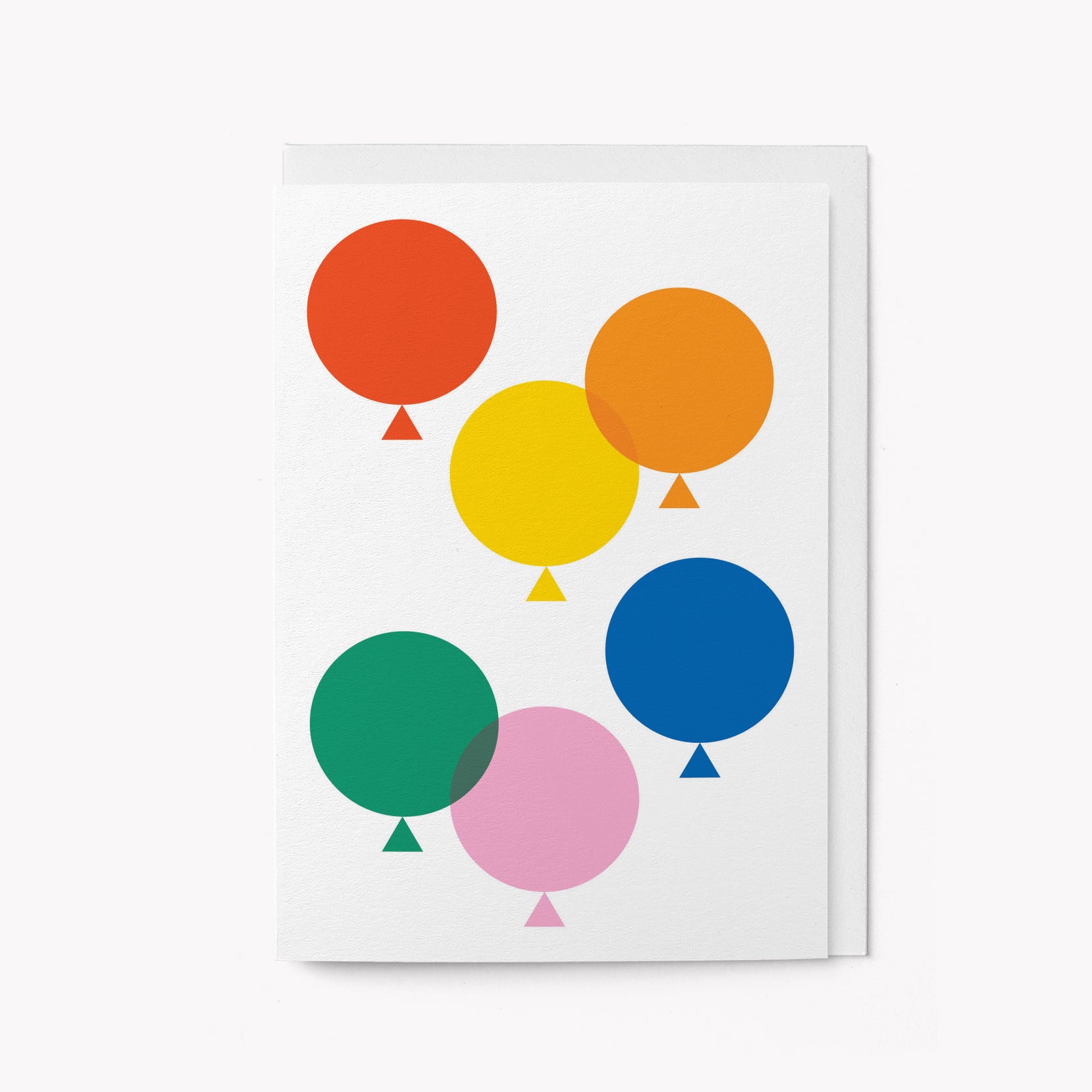 Birthday balloons - Greeting Card