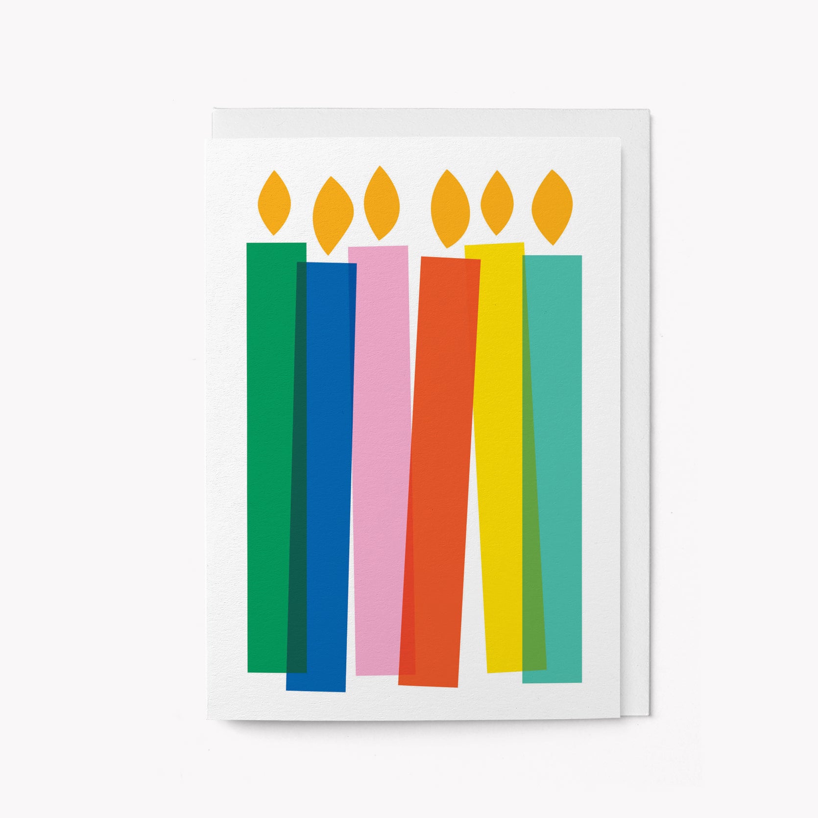 Birthday candles - Greeting Card