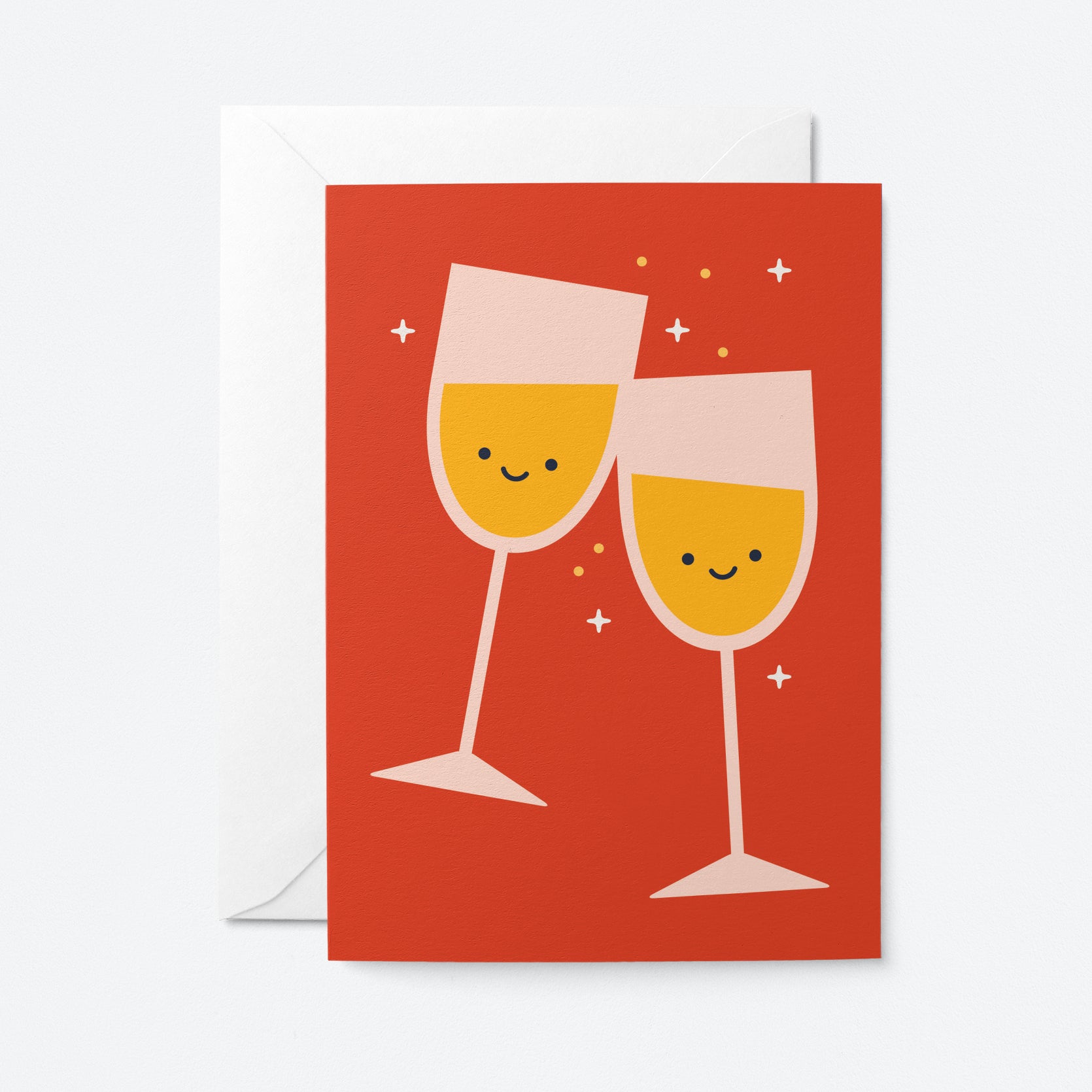 Cheers & Smiles - Greeting card