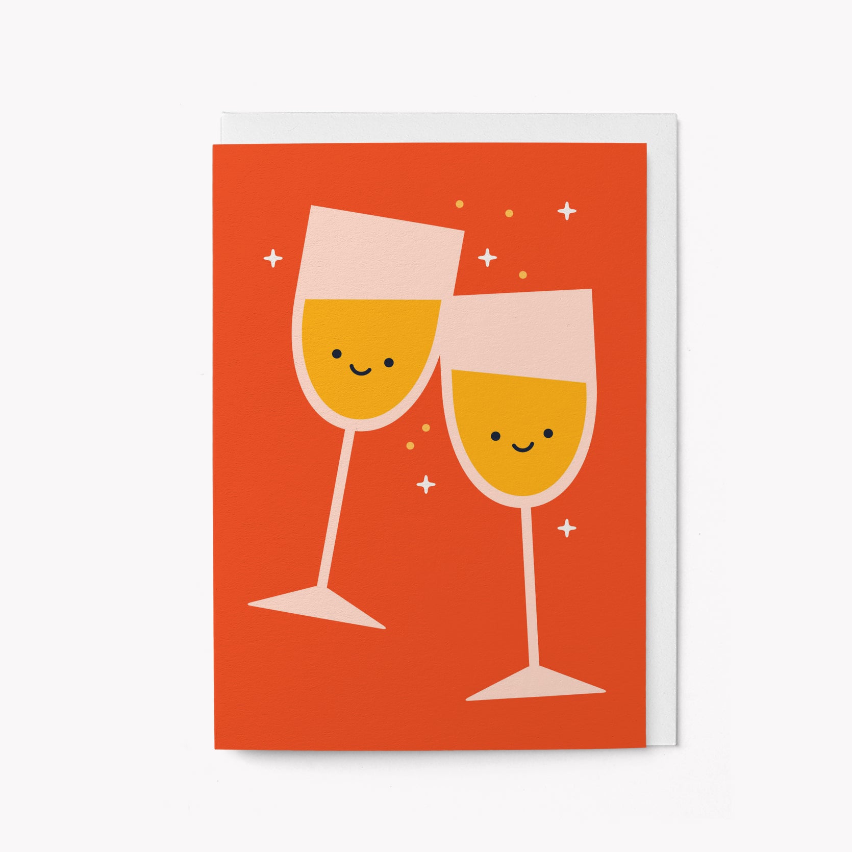 Cheers & Smiles - Greeting card