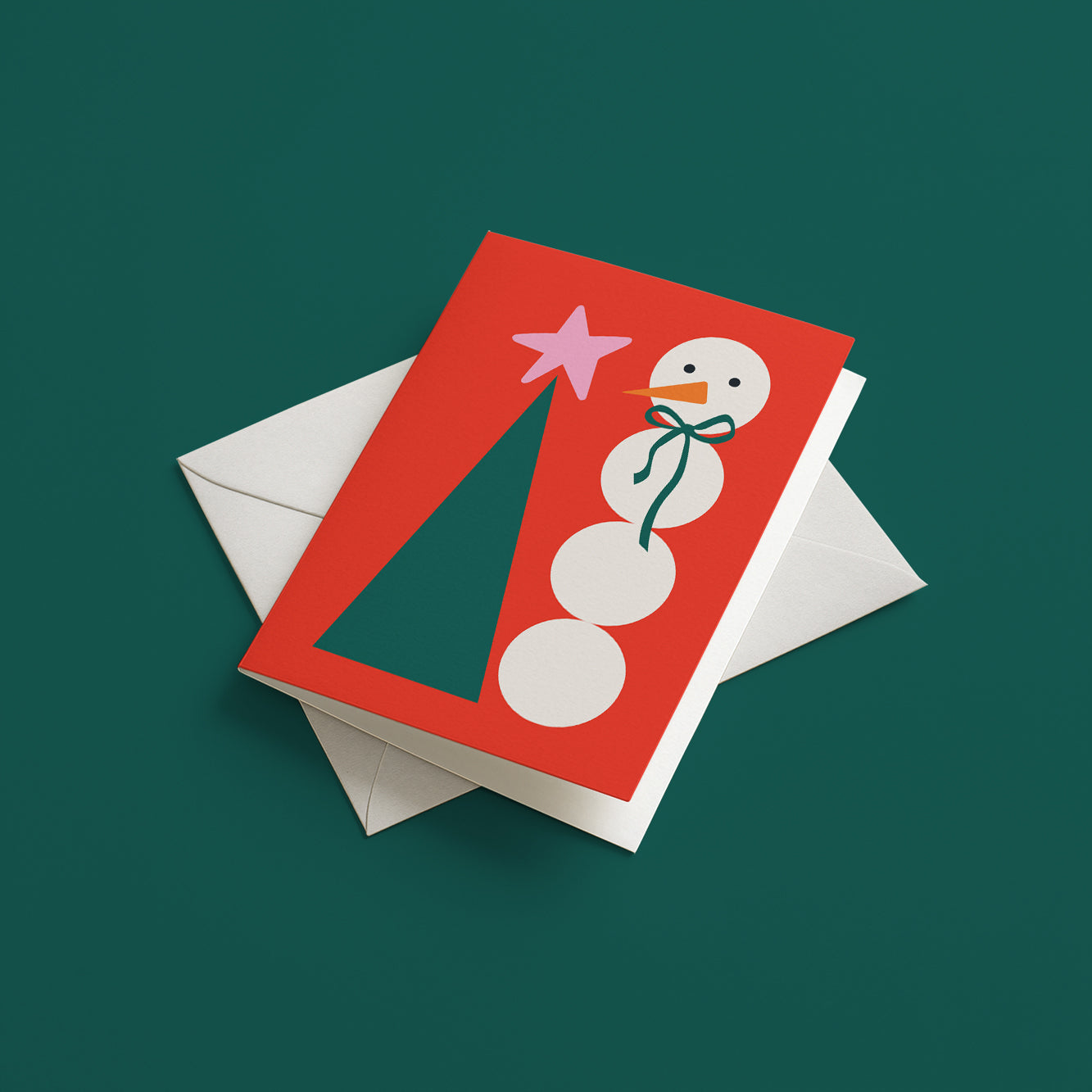 Snowman - Christmas card