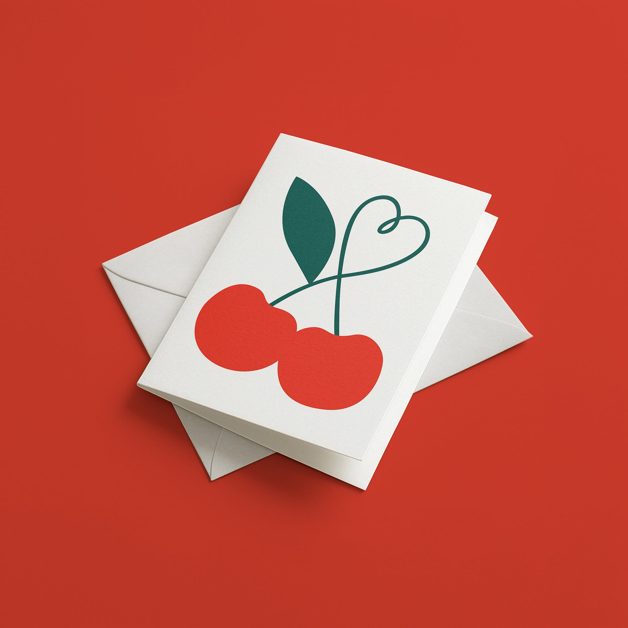 Cherry love - Greeting card