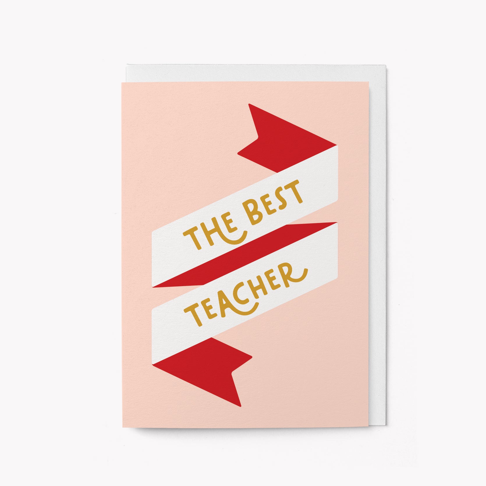 The Best Teacher - Greeting card