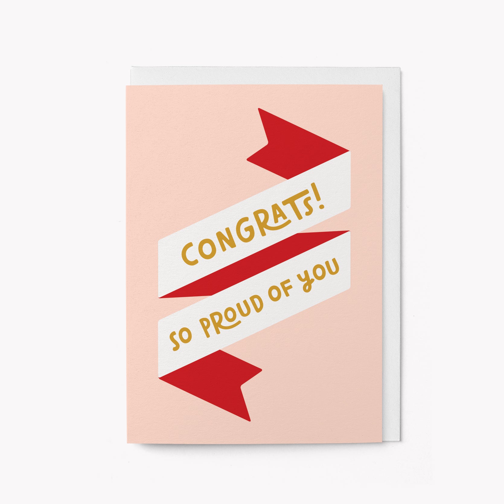 So proud of you - Greeting card