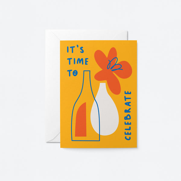 Time to celebrate - Congratulations Greeting card