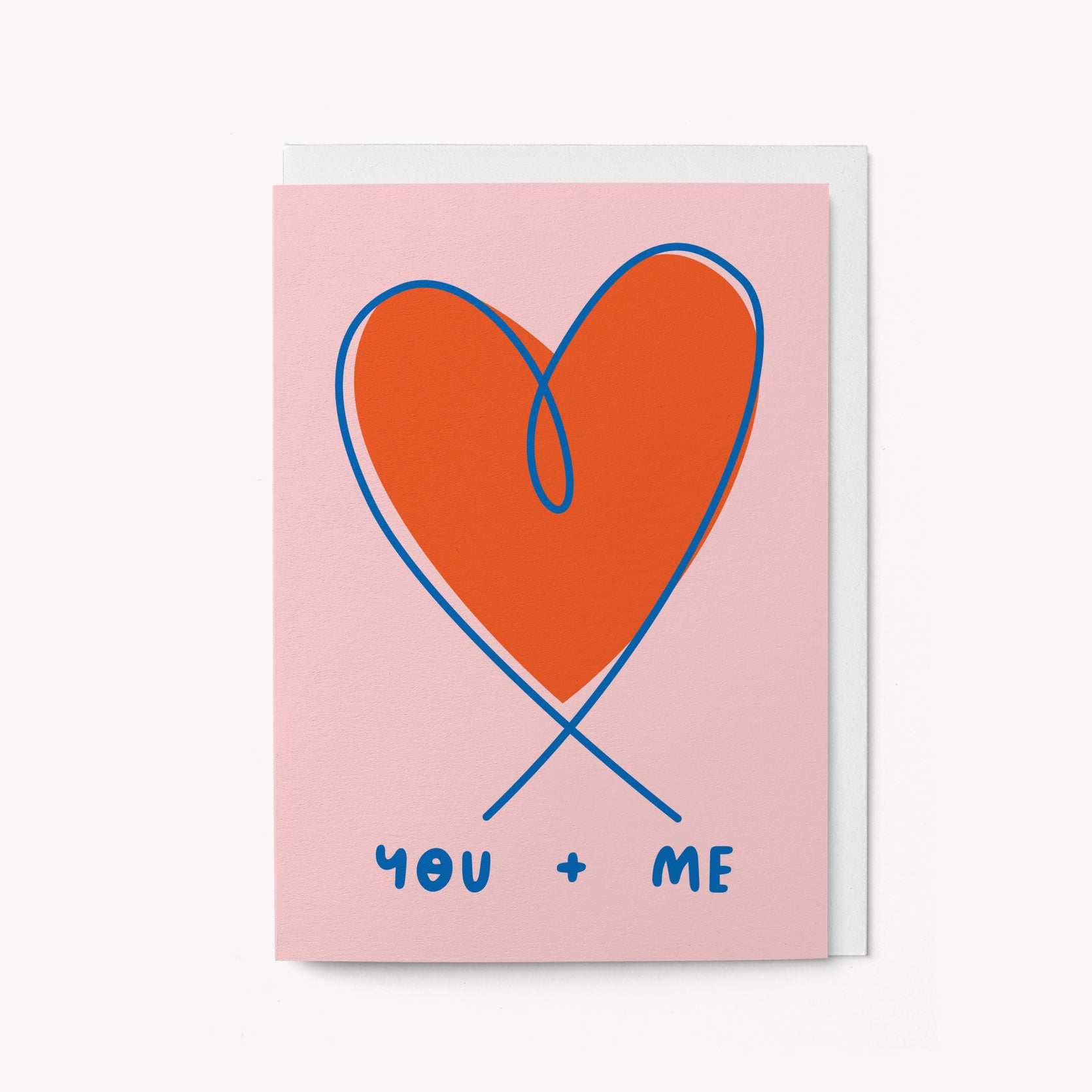 You and Me - Greeting card