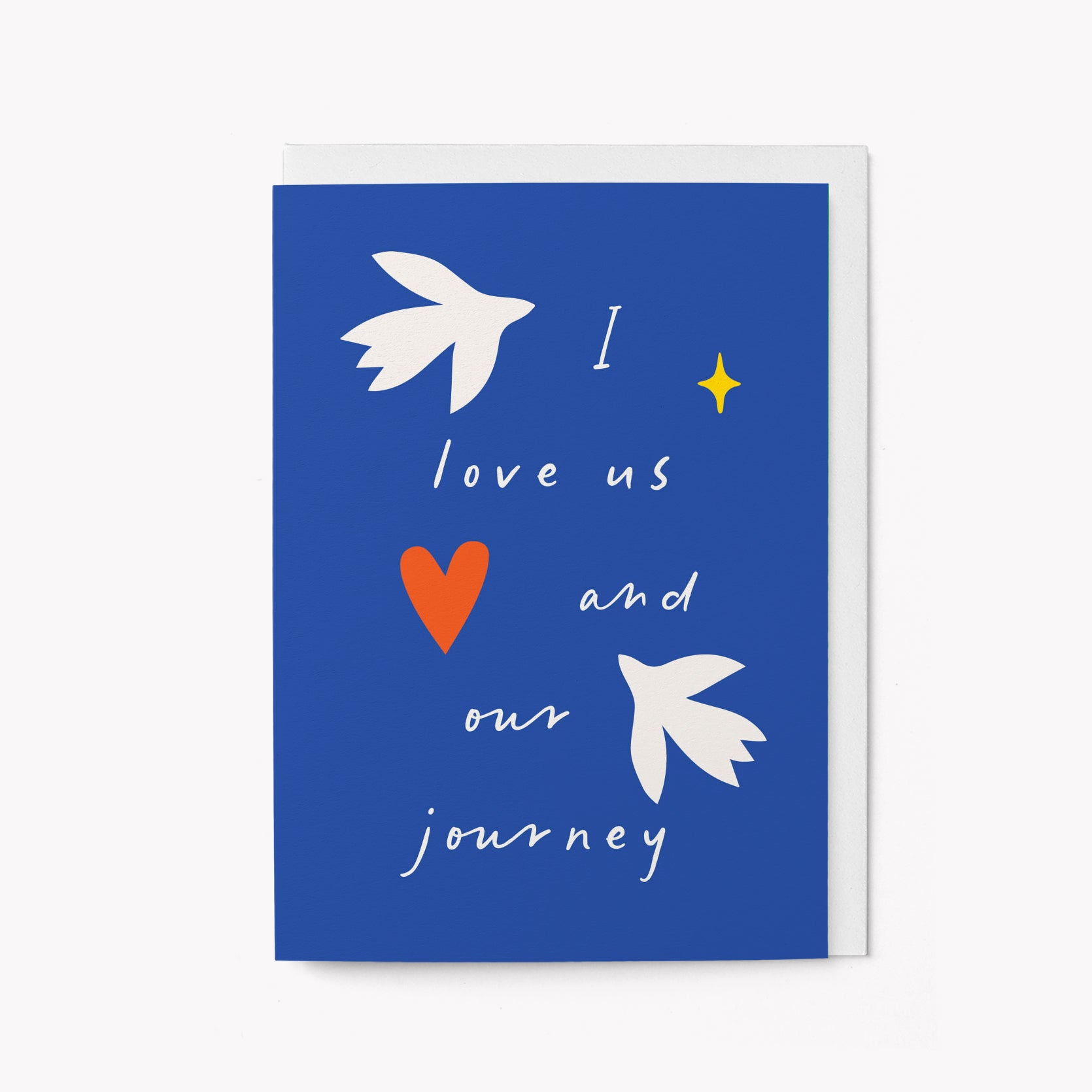 I love us and our journey - Greeting Card