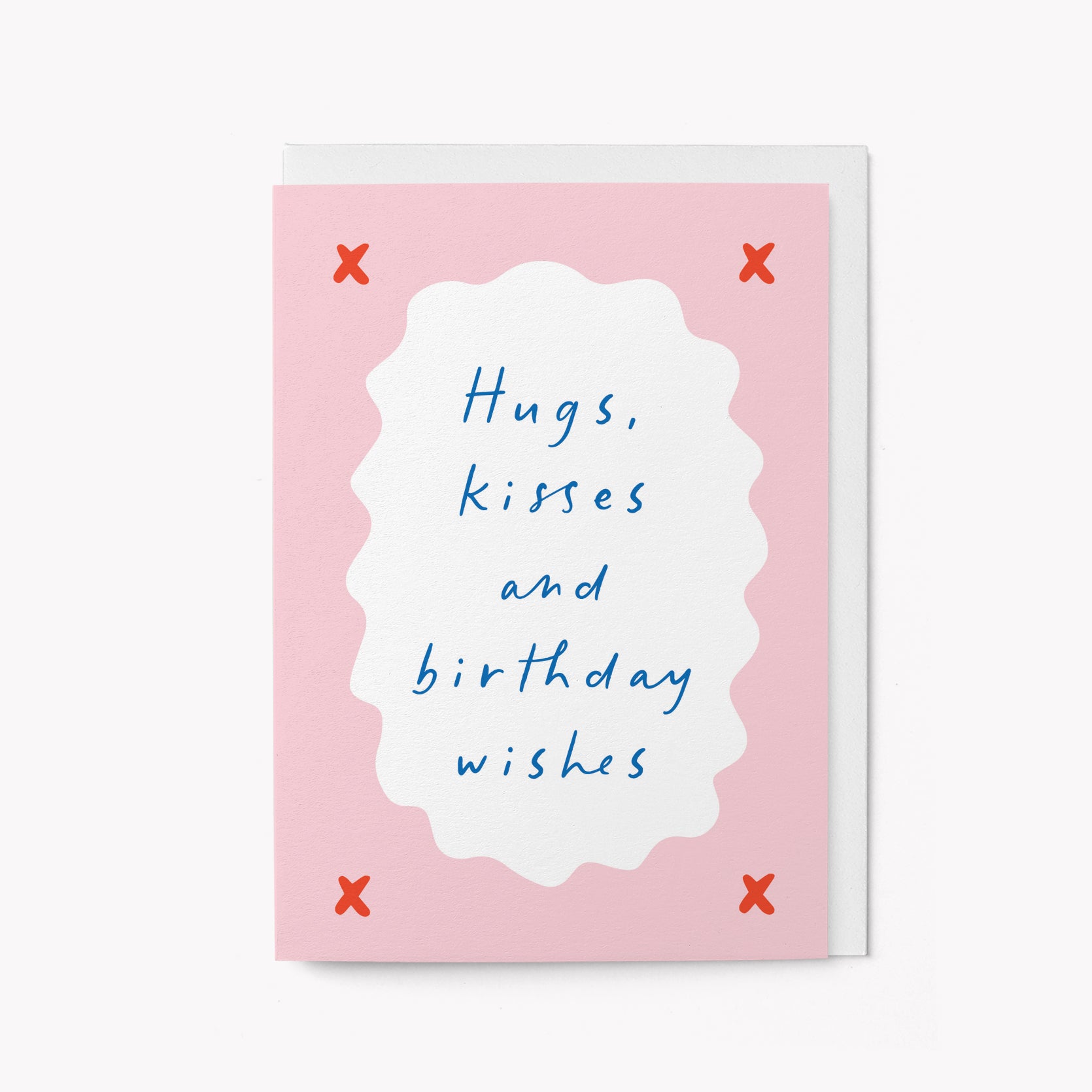 Hugs, kisses - Birthday card