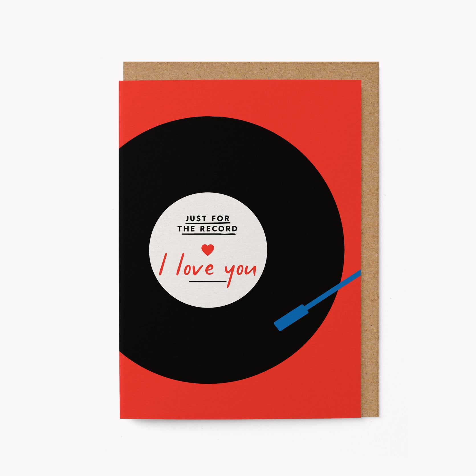 Just for the record - Love card