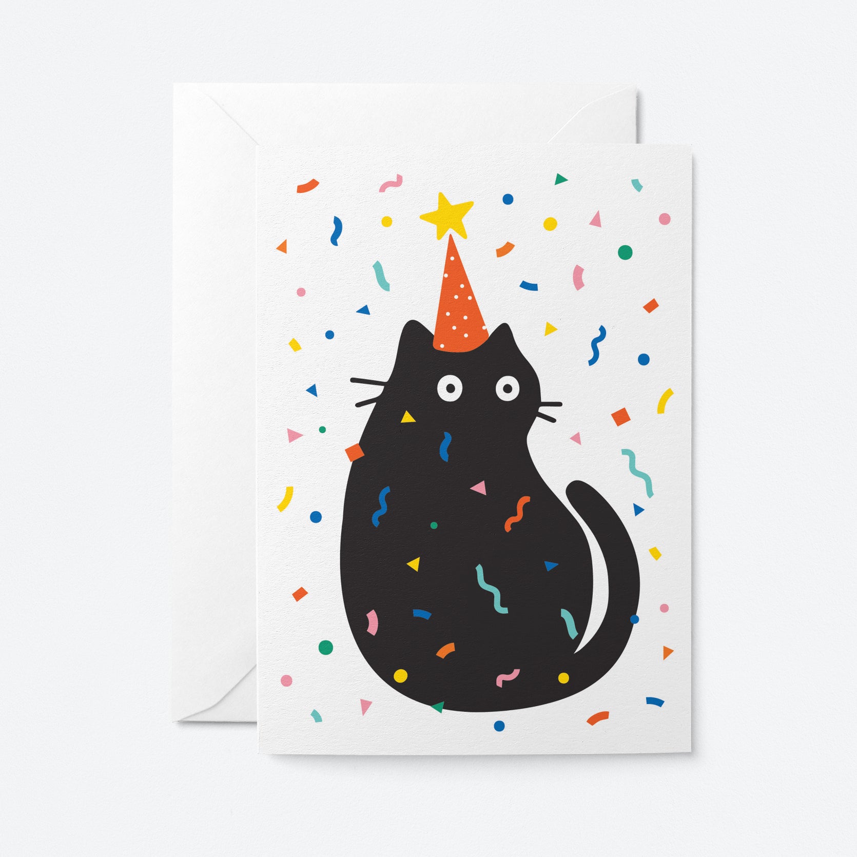 Party Cat - Greeting card