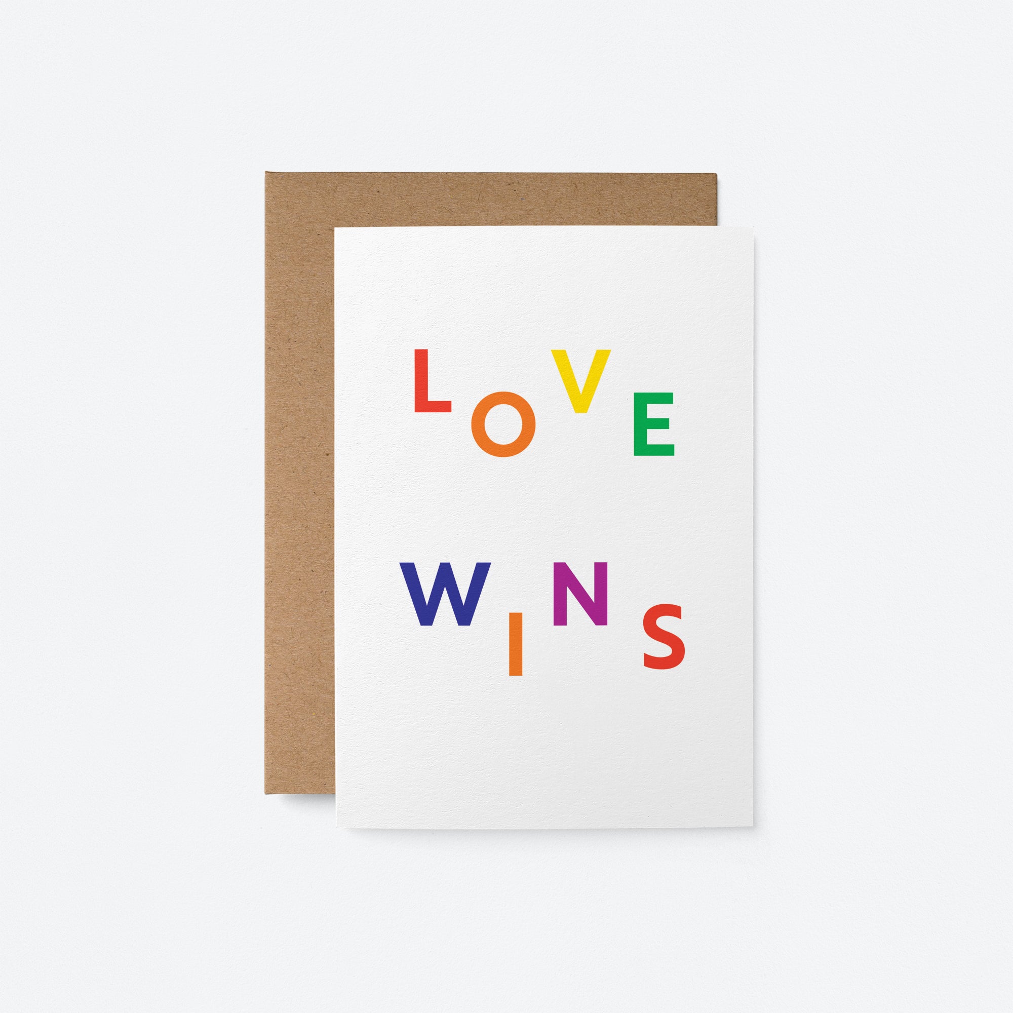 Love wins - Love Greeting card