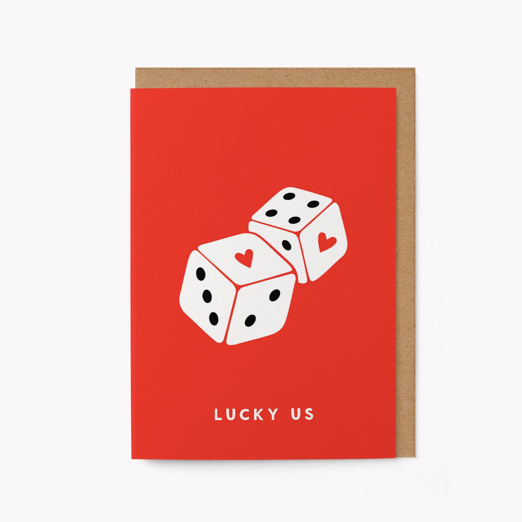 Lucky us - Greeting card
