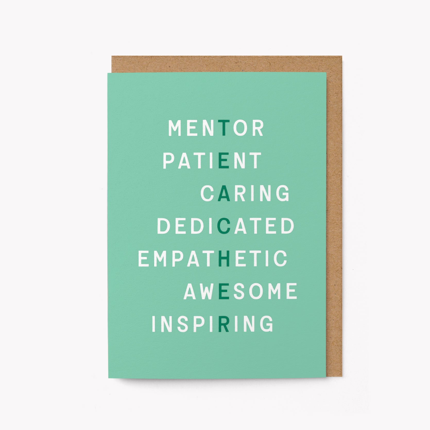 Awesome Teacher - Greeting card