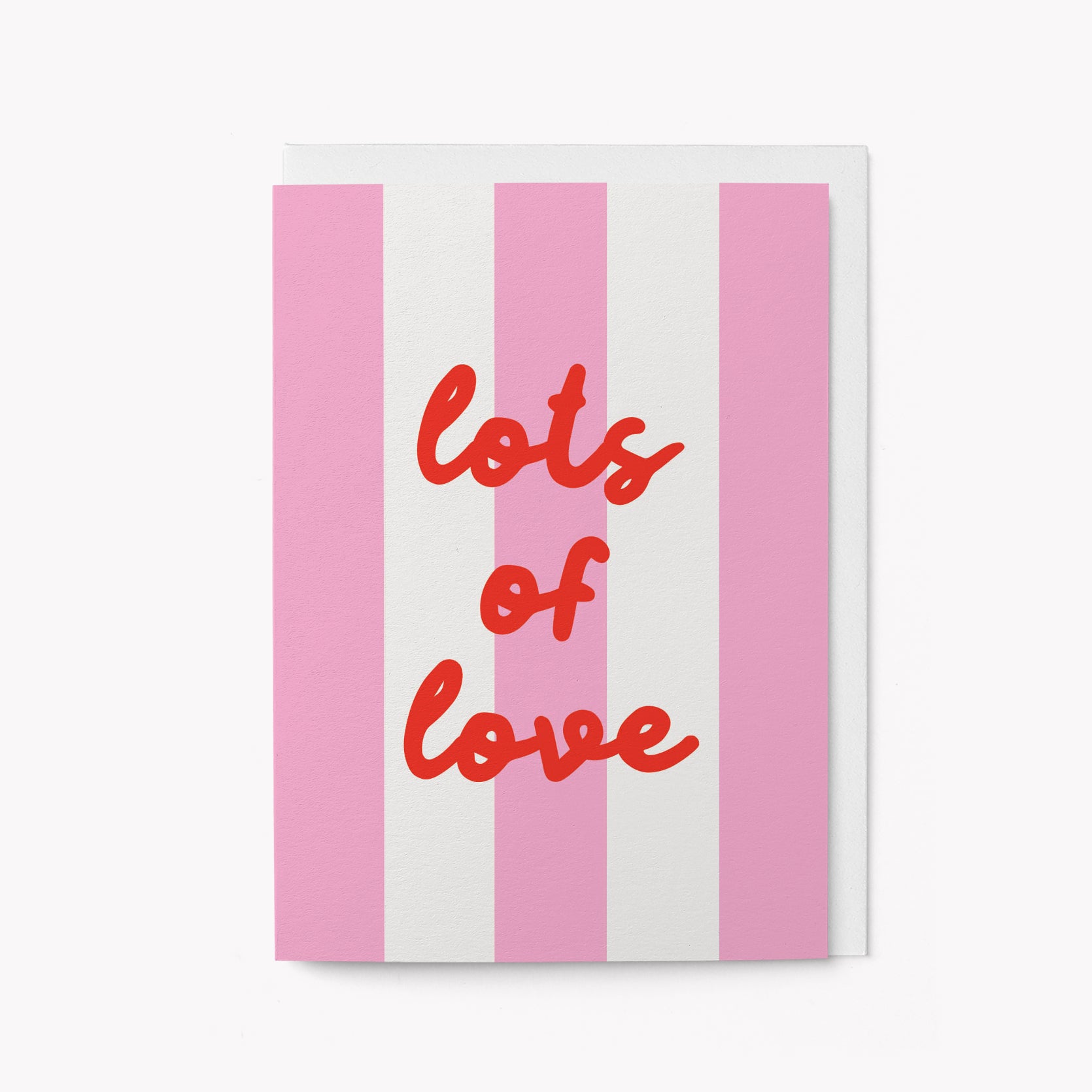Lots of Love - Greeting card