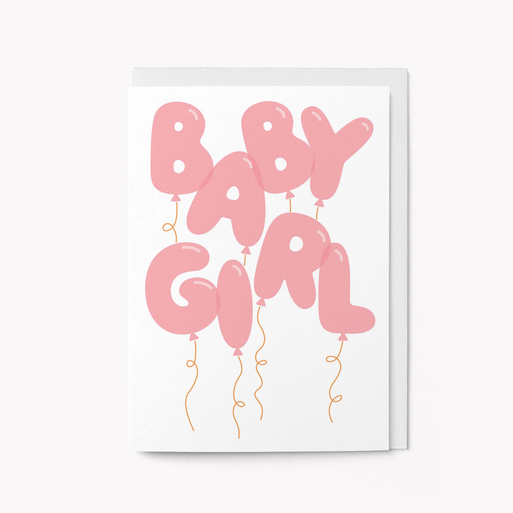 Baby Girl - Greeting card