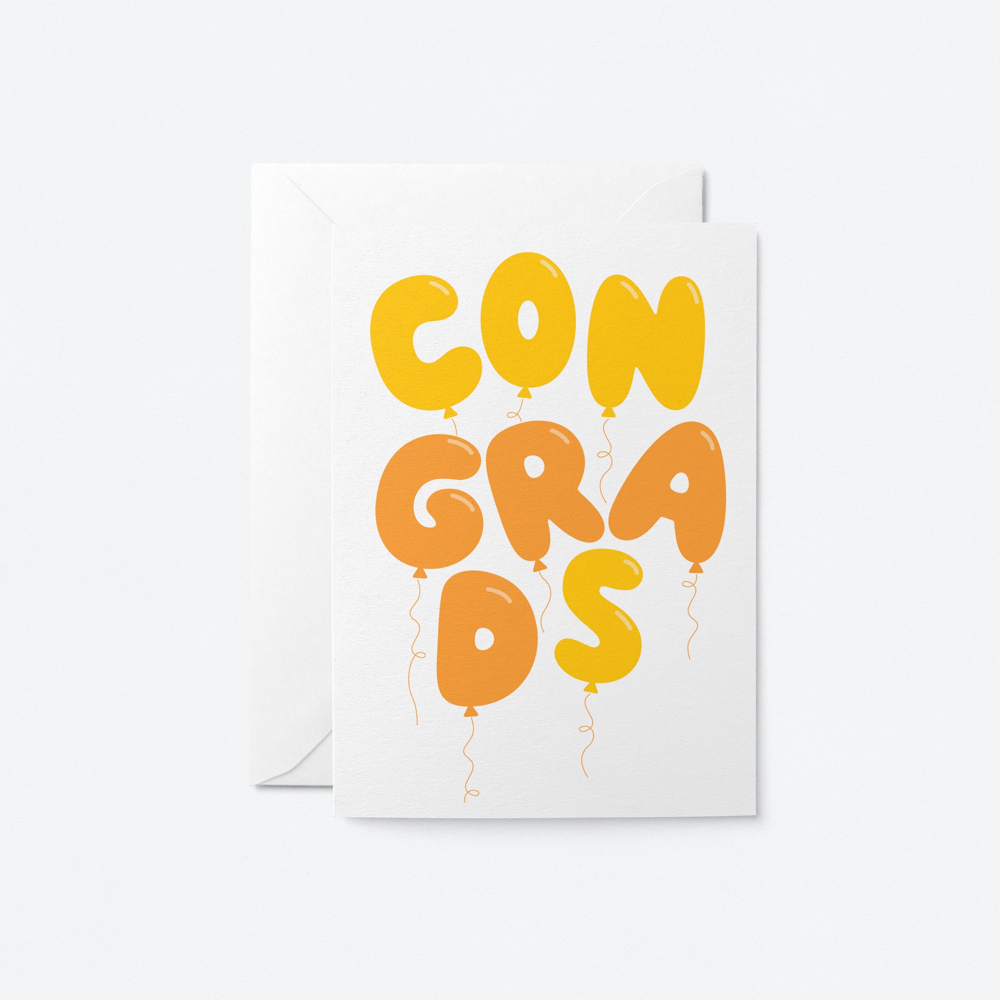 Congrads - Congratulations Greeting Card