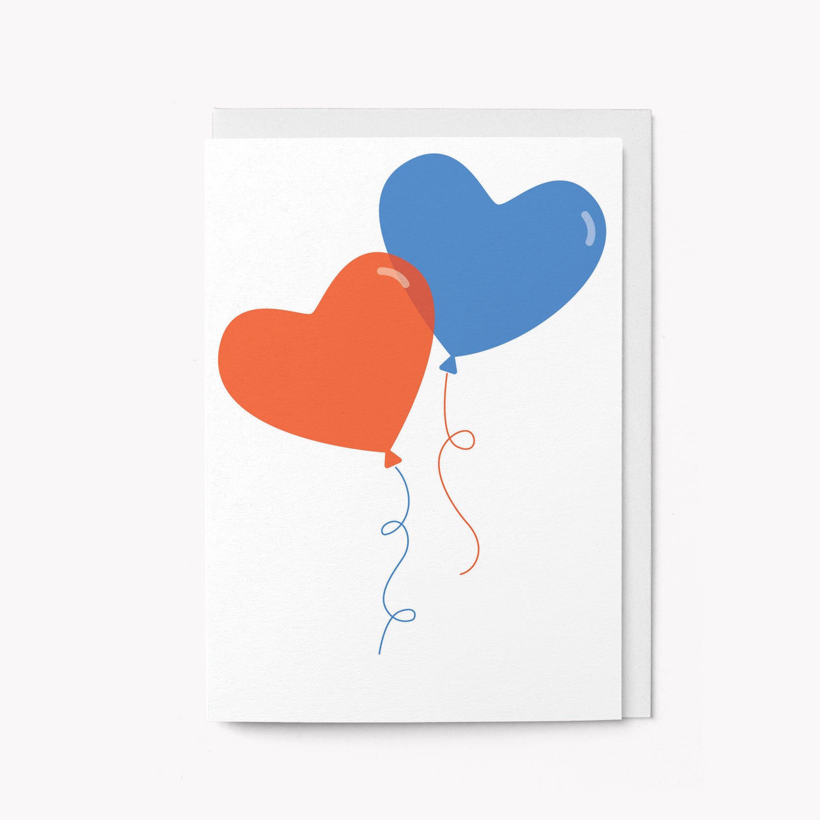 Love balloons - Greeting card