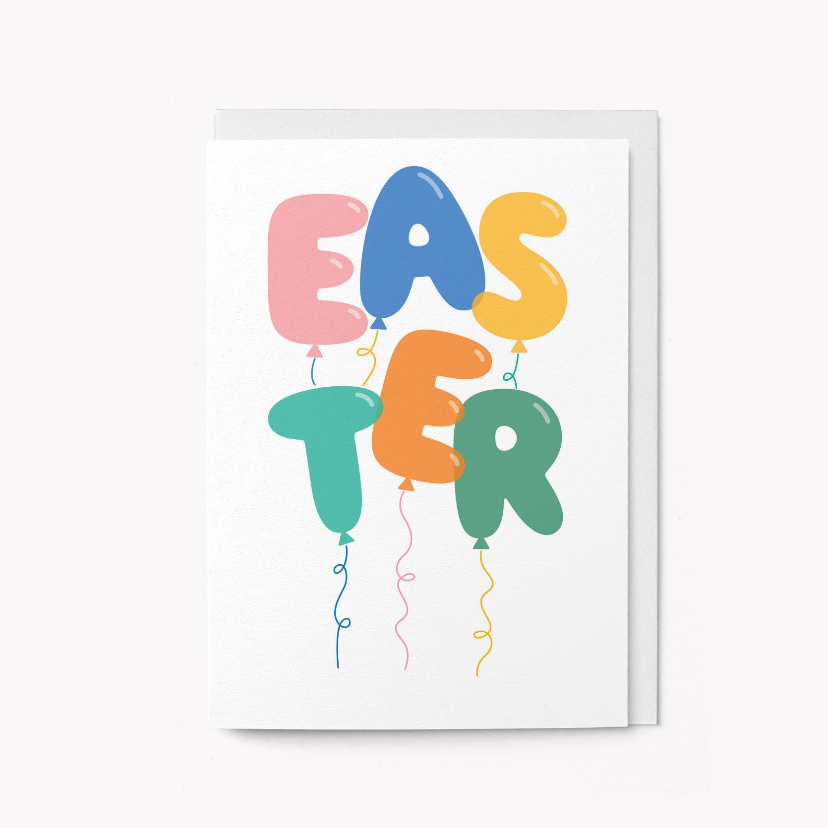 Easter balloons - Greeting Card