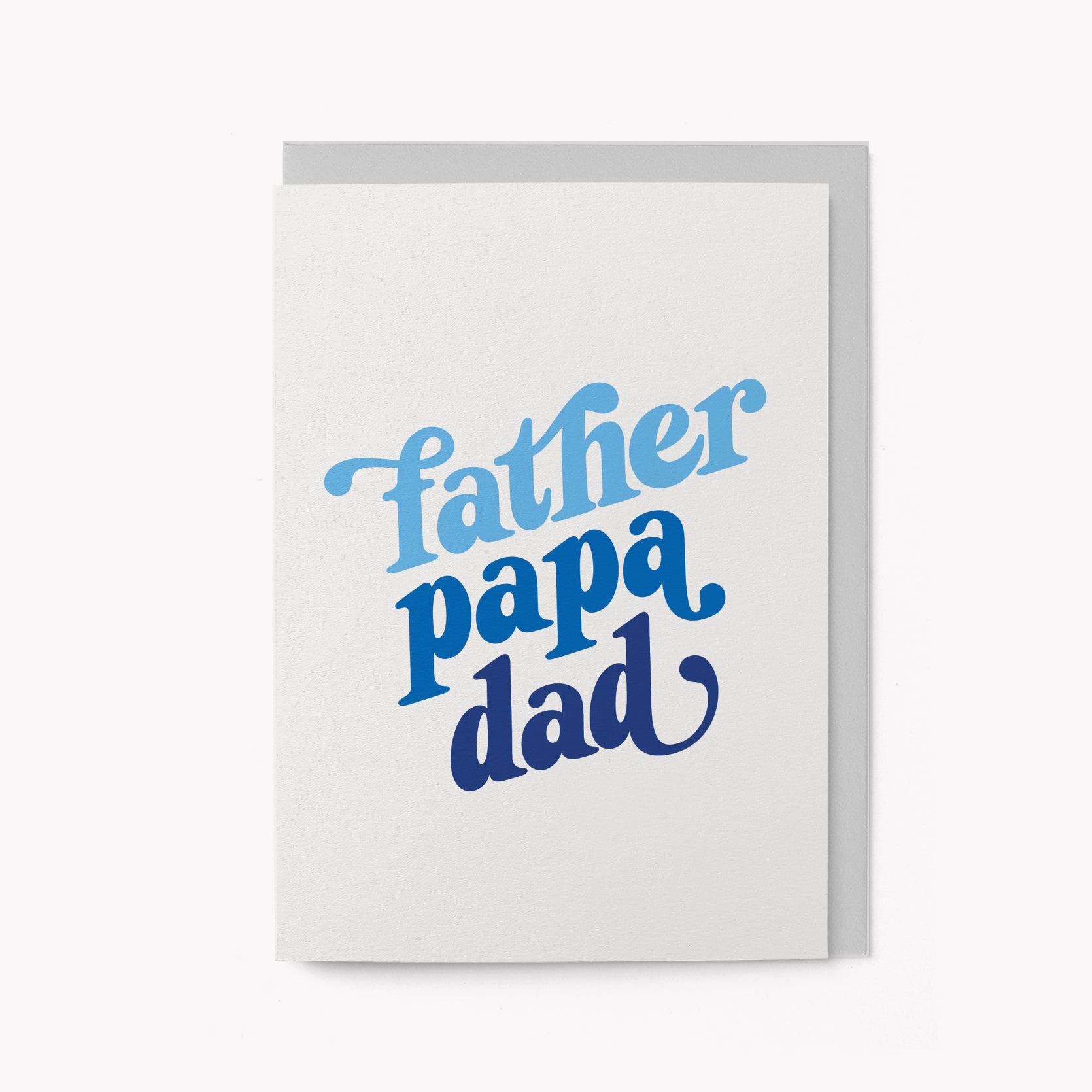 Father, papa - Greeting card