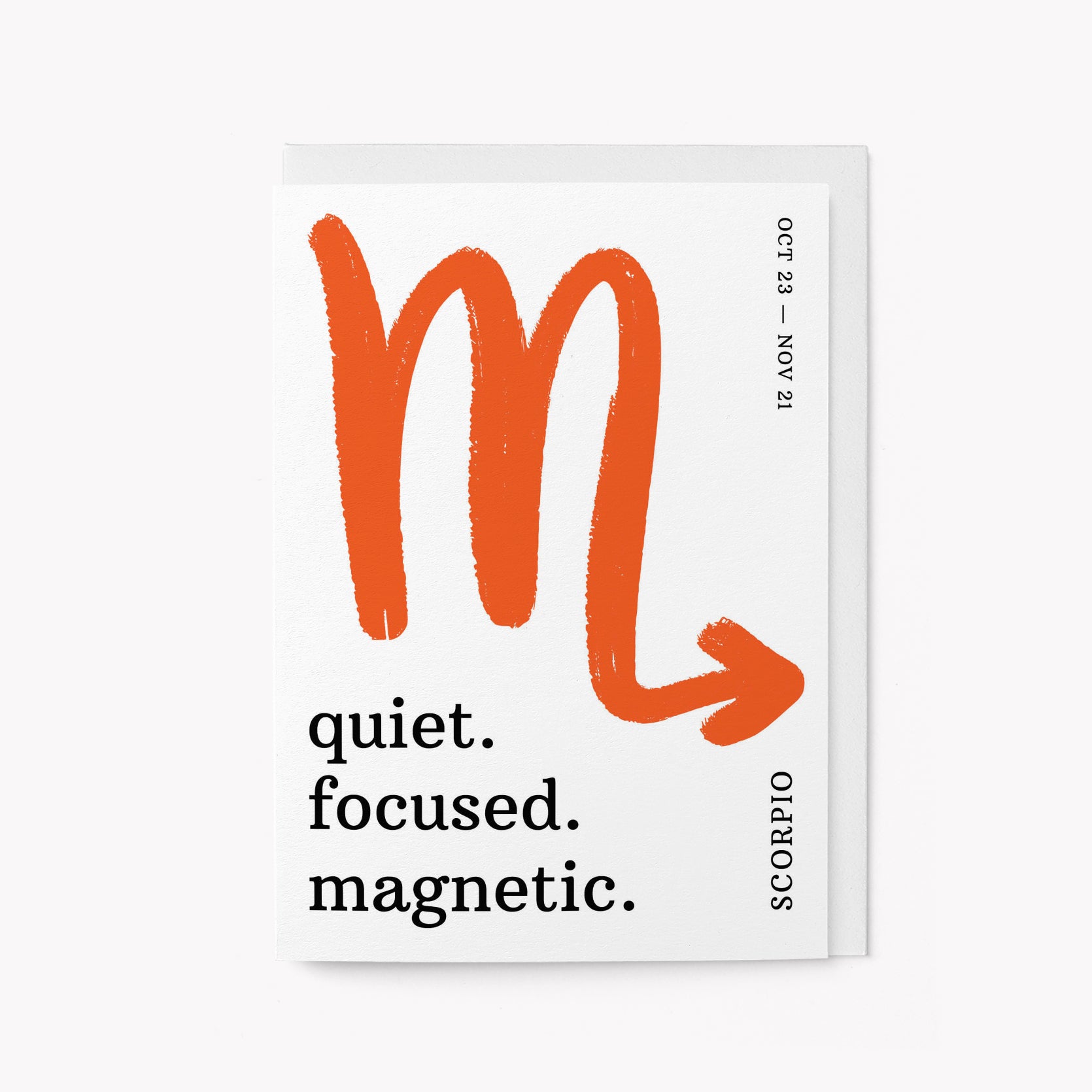 Scorpio Birthday Card