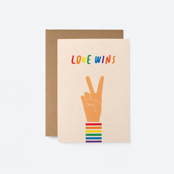Love Wins - Love Greeting Card