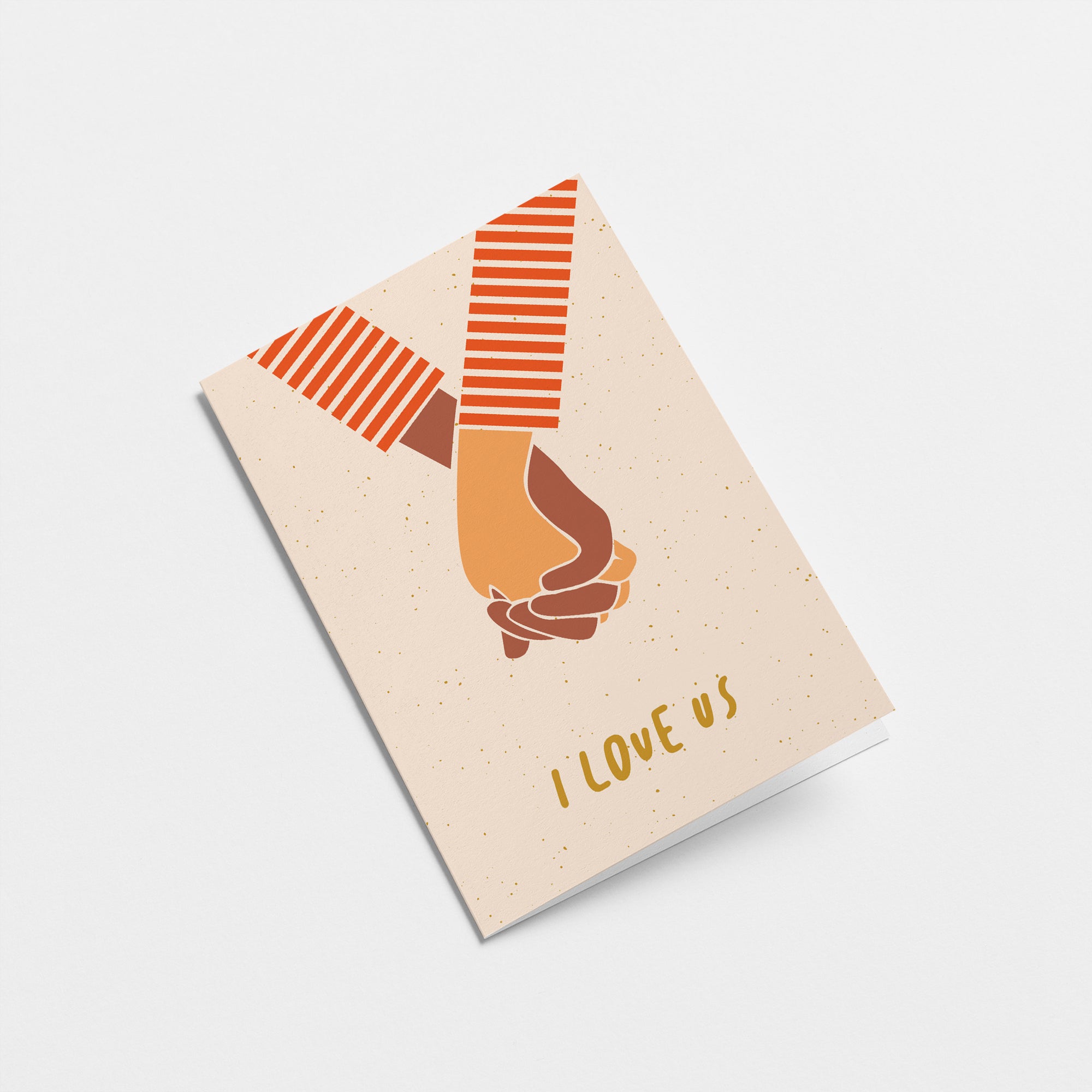 I love us - Love greeting card