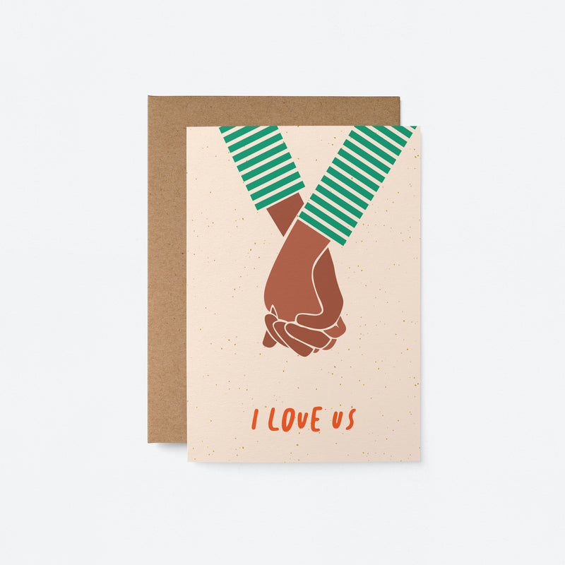 I love us - Love Greeting Card
