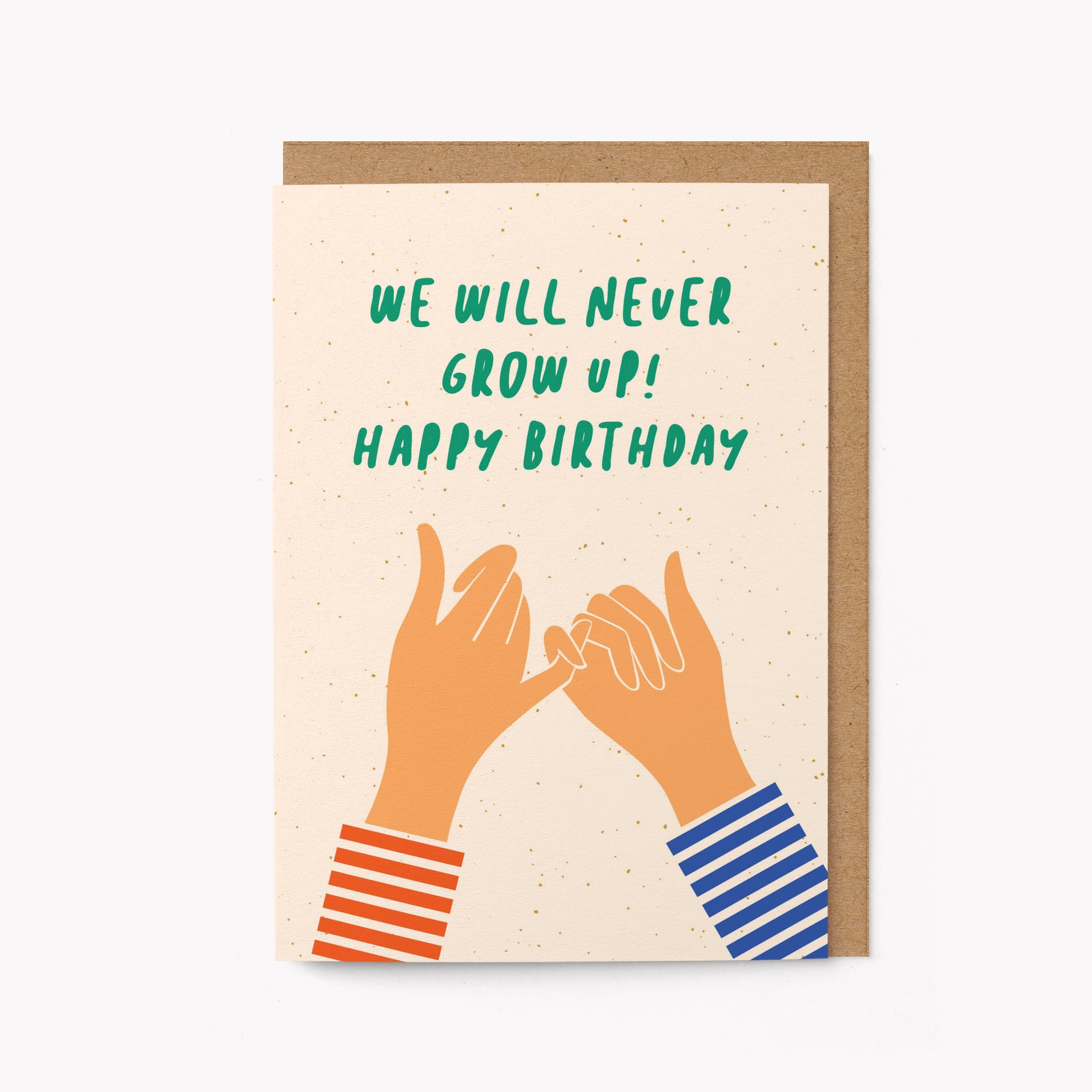 We will never grow up - Birthday card