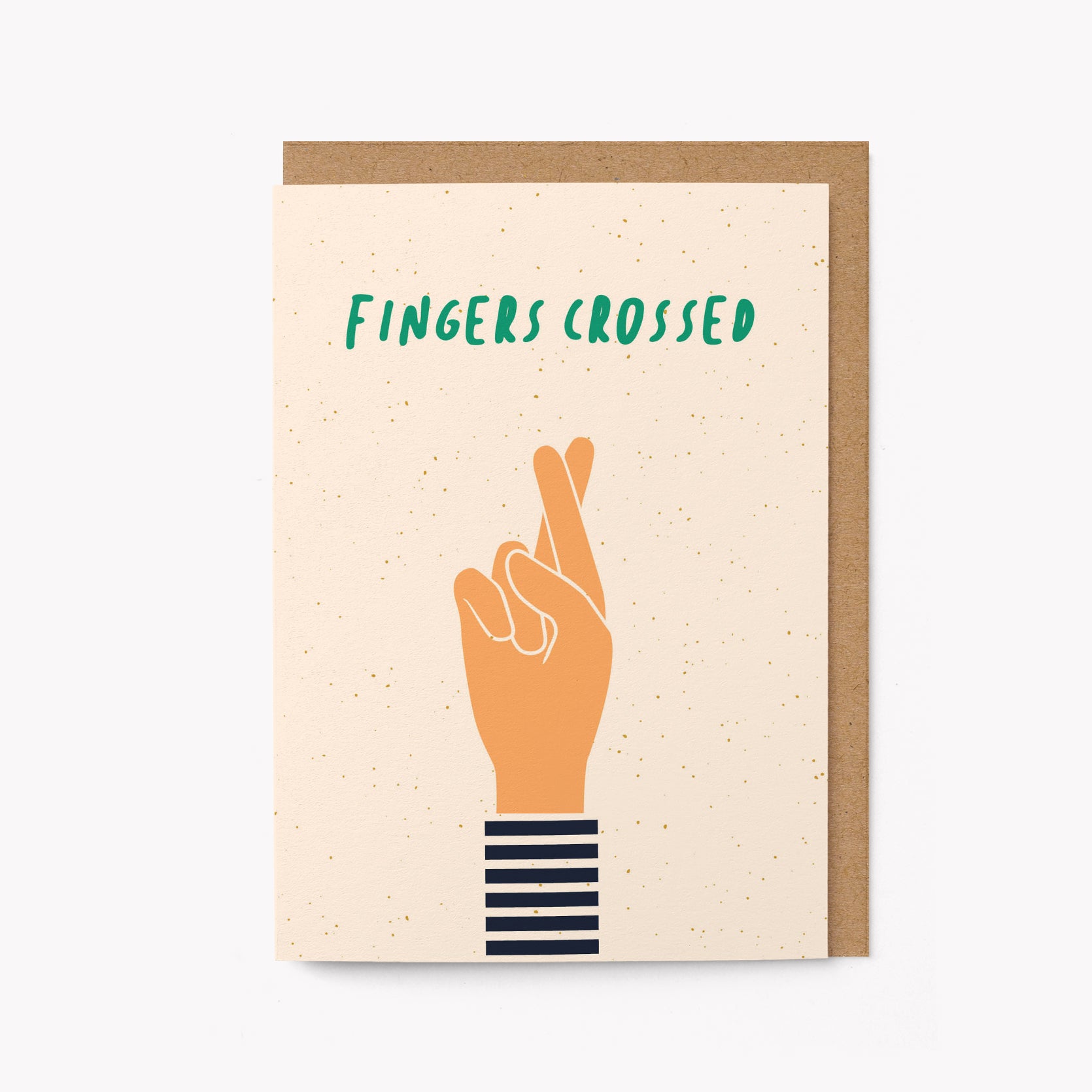 Fingers crossed - Greeting card