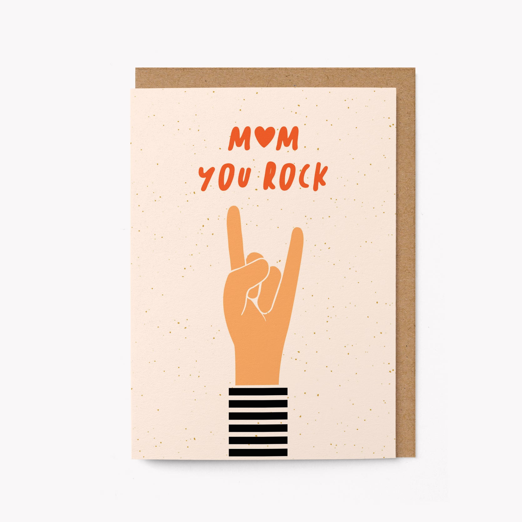 Mum, You Rock - Greeting Card