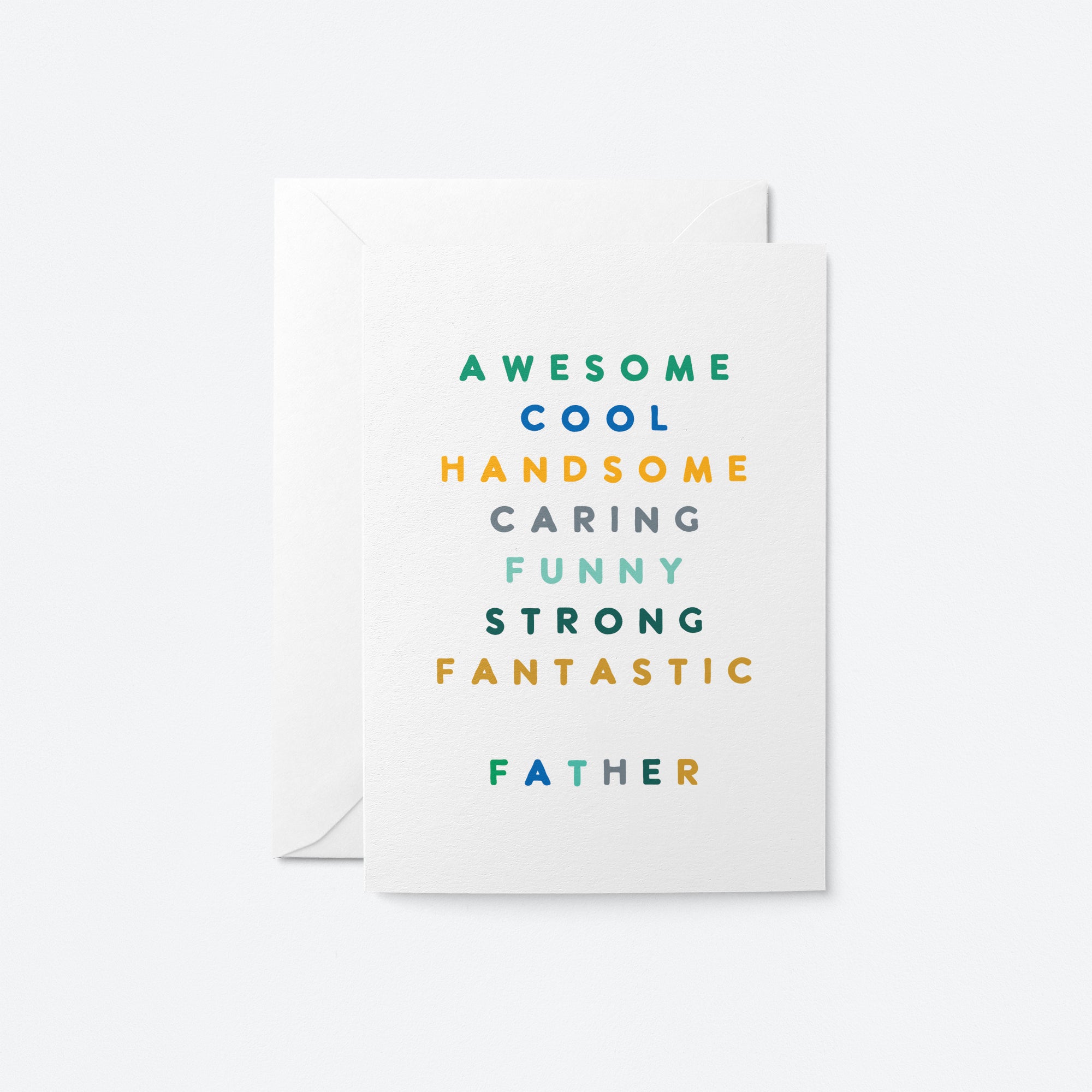 Fantastic Father - Greeting Card