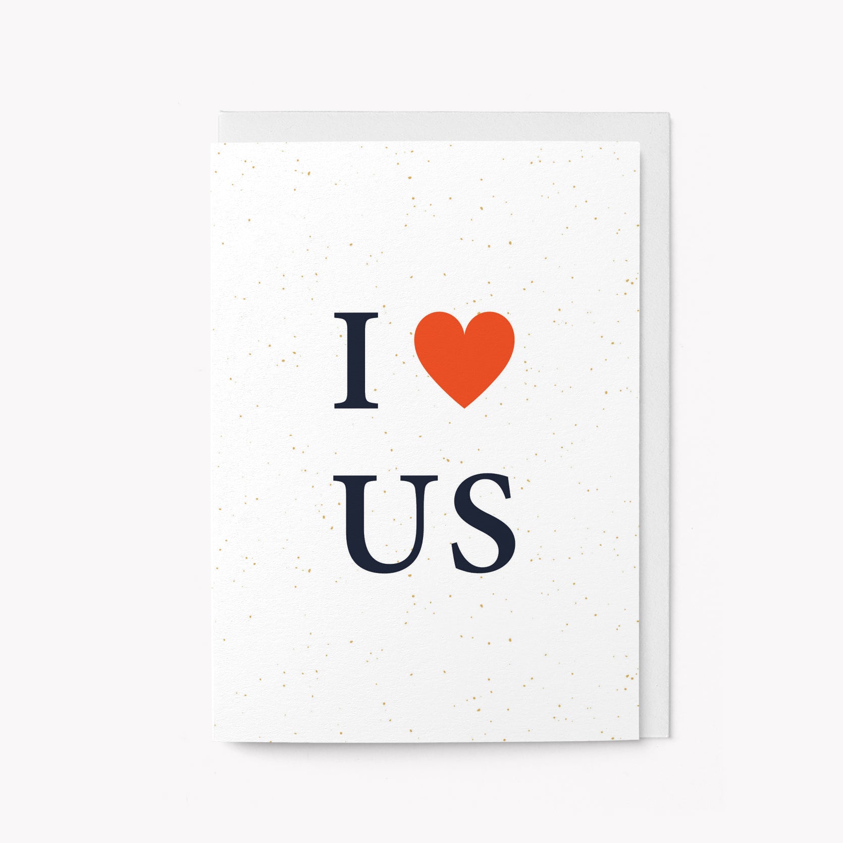 I love us - Love greeting card