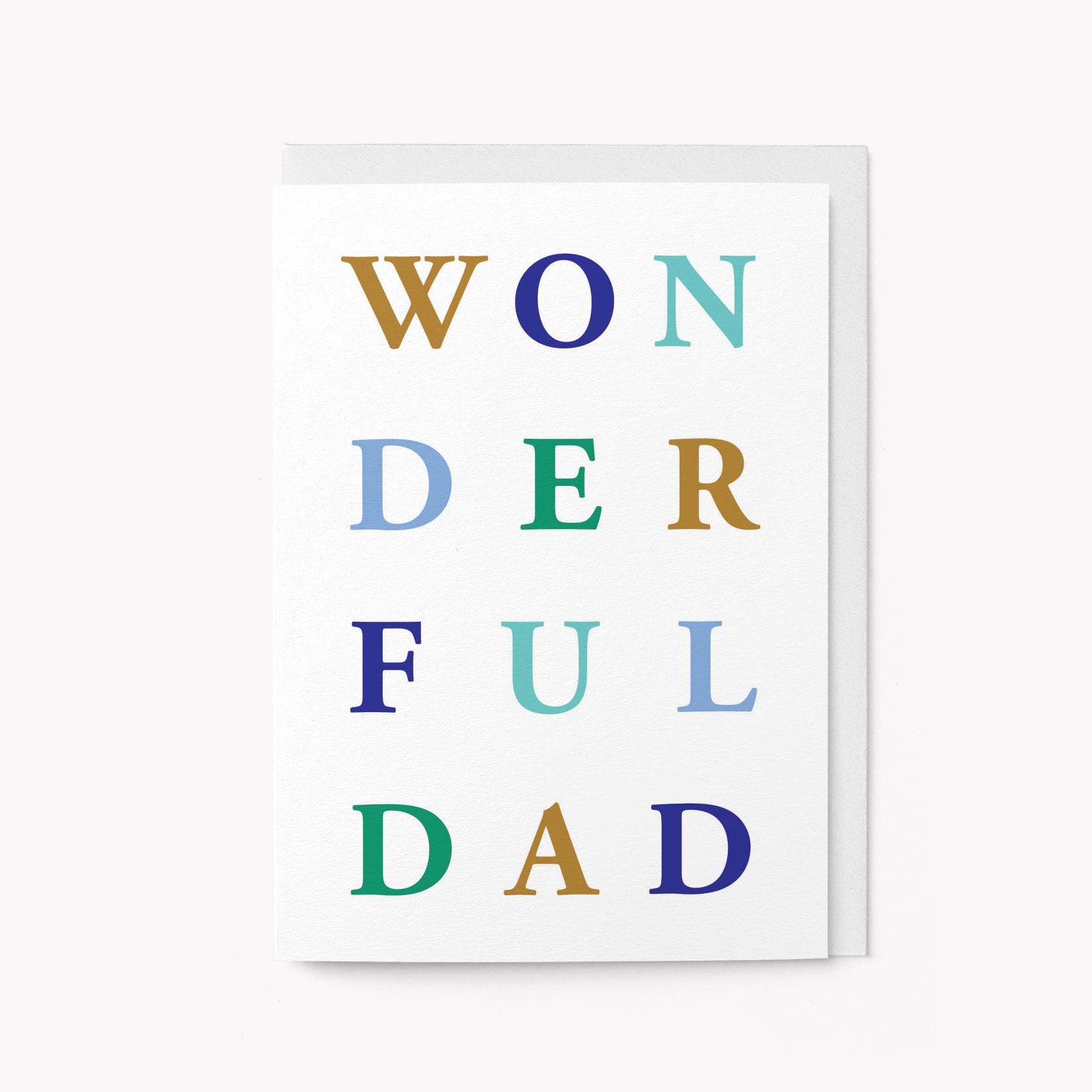 Wonderful Dad - Father's Day greeting card