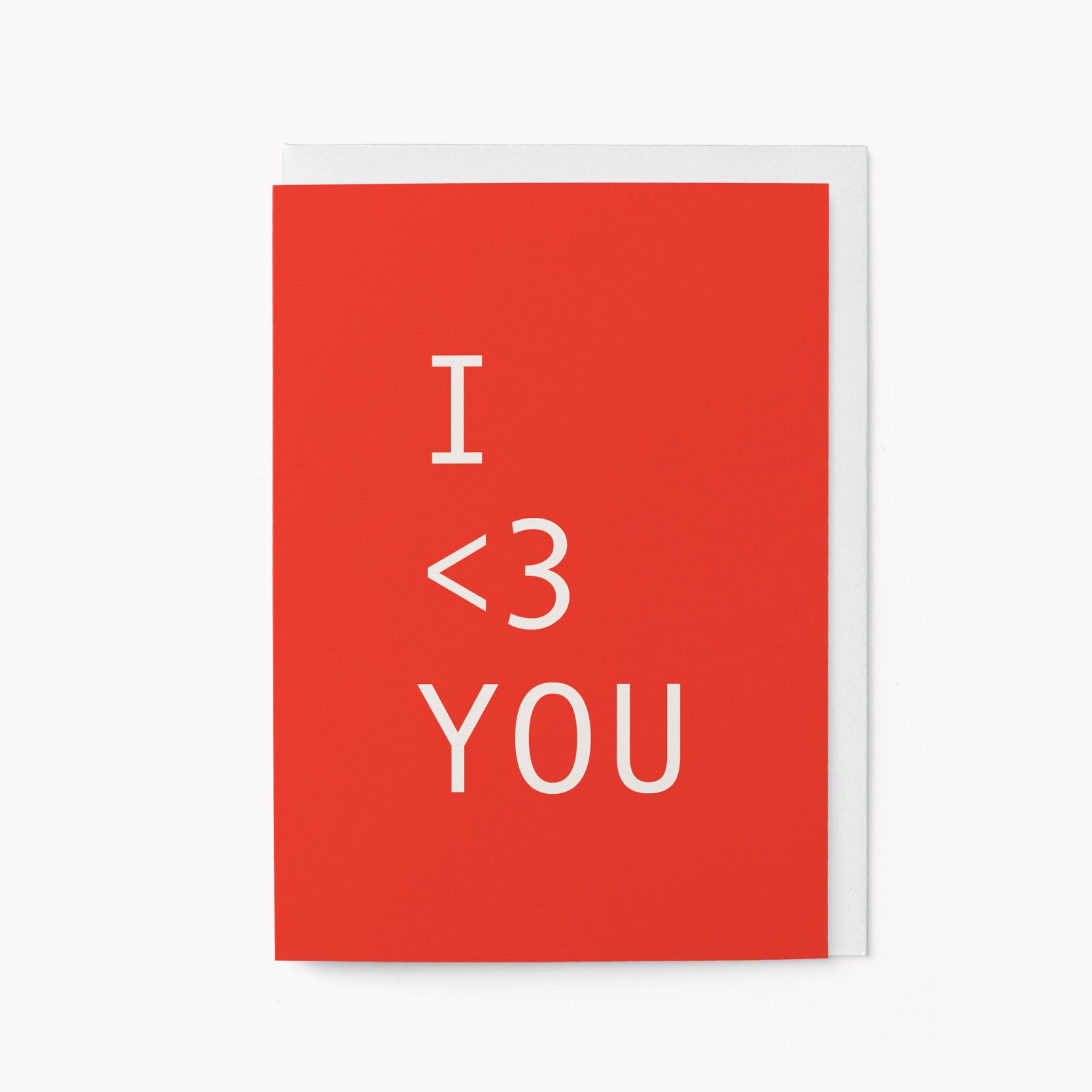 I love you - Greeting card