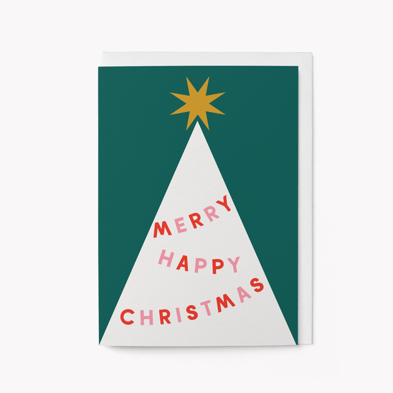 Happy Christmas Tree - Greeting card