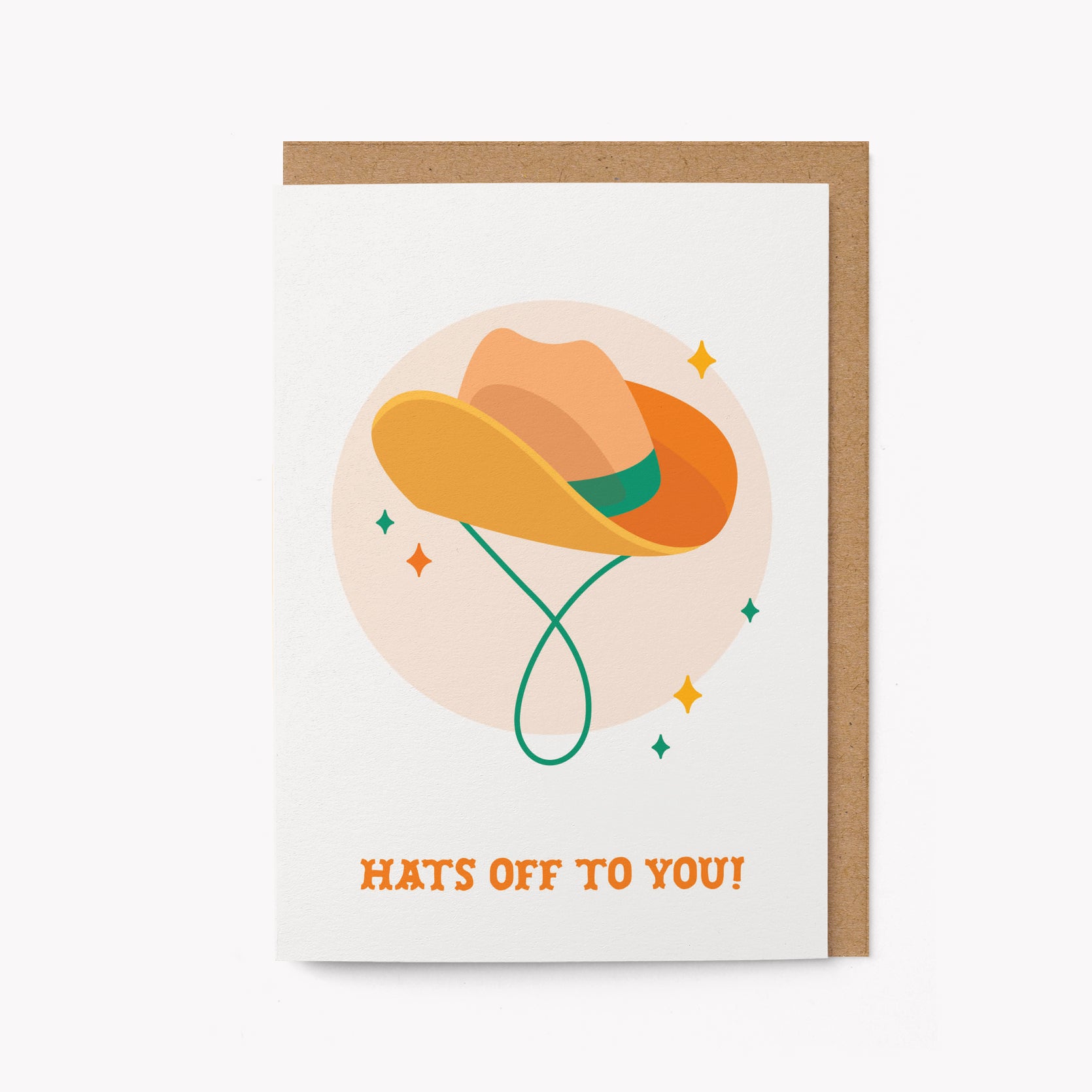 Hats off to you! - Congratulations Card