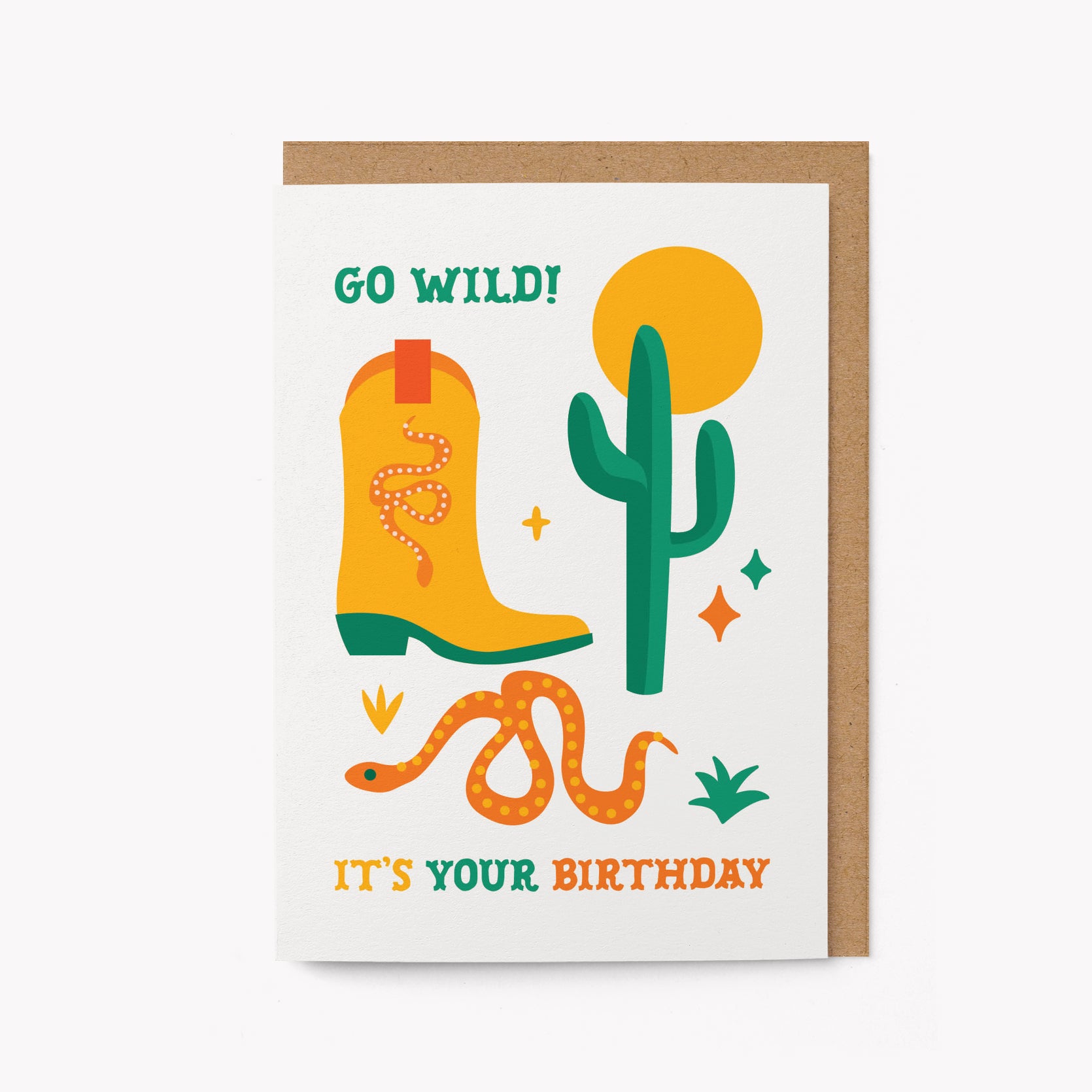 Go wild! It's your birthday! - Greeting card