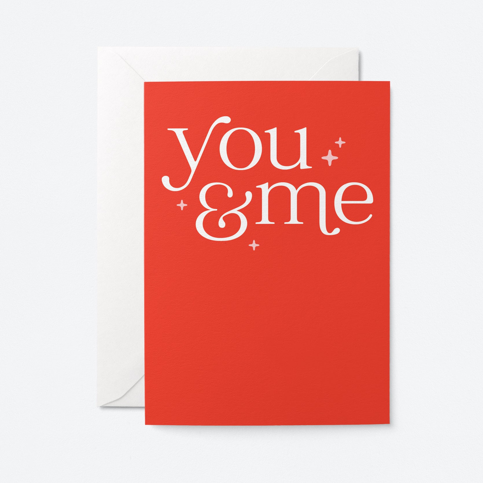 You & Me - Greeting card