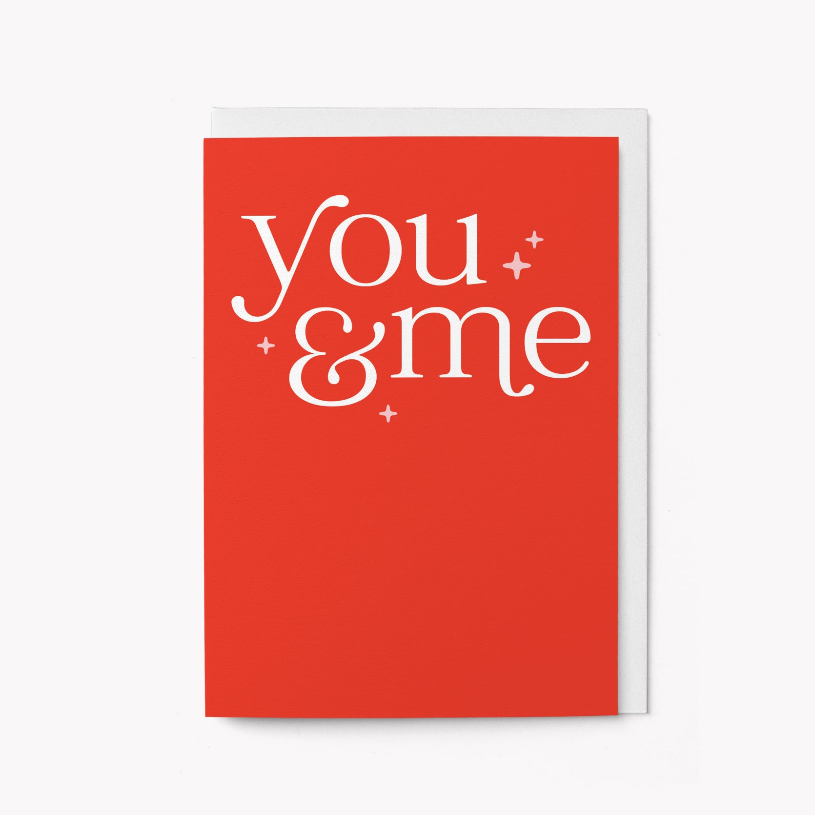 You & Me - Greeting card