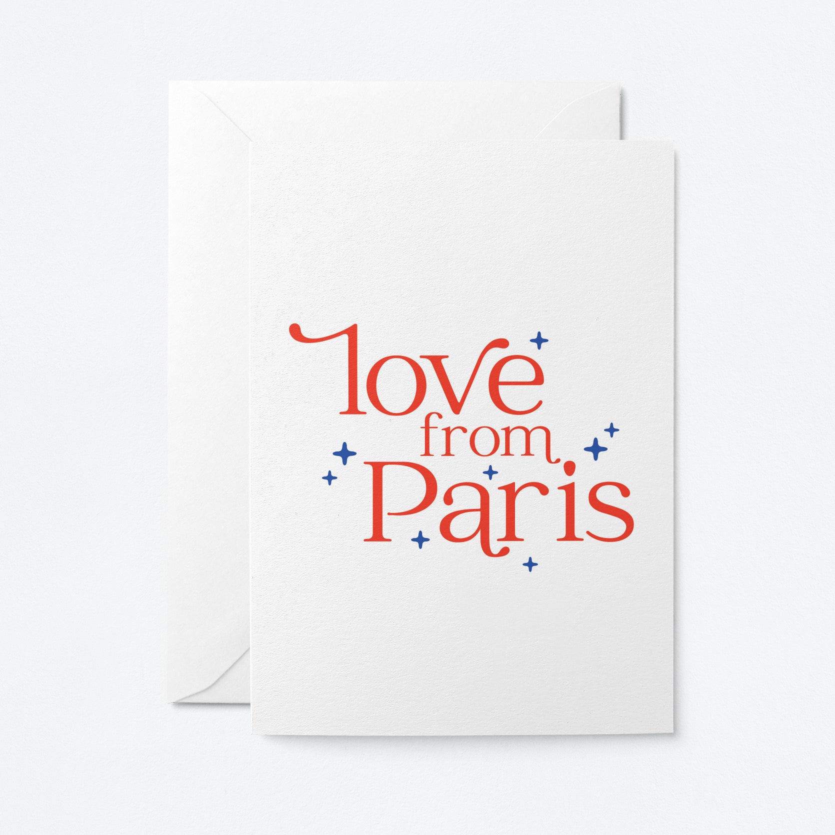 Love from Paris - Greeting card