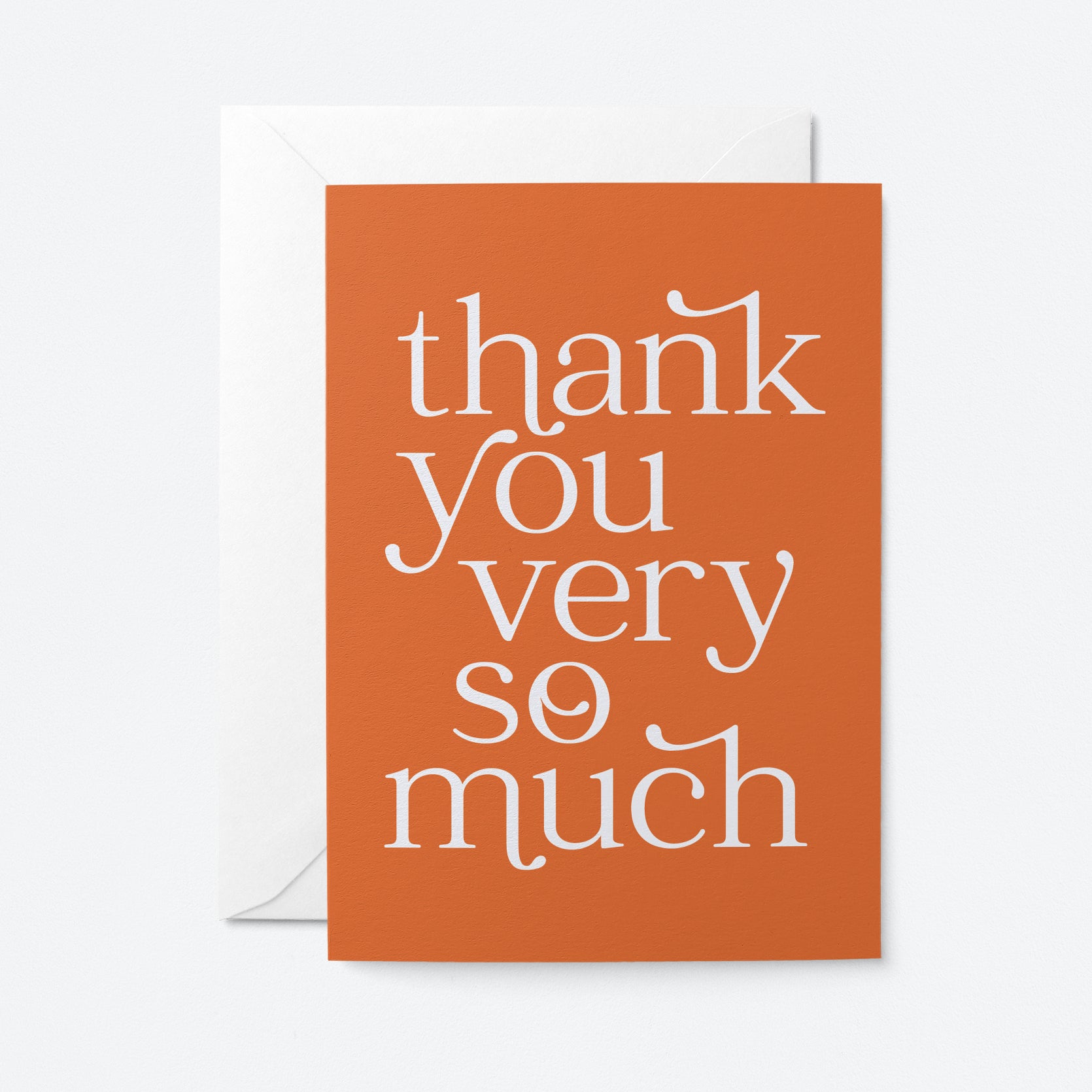 Thank you very so much - Greeting card