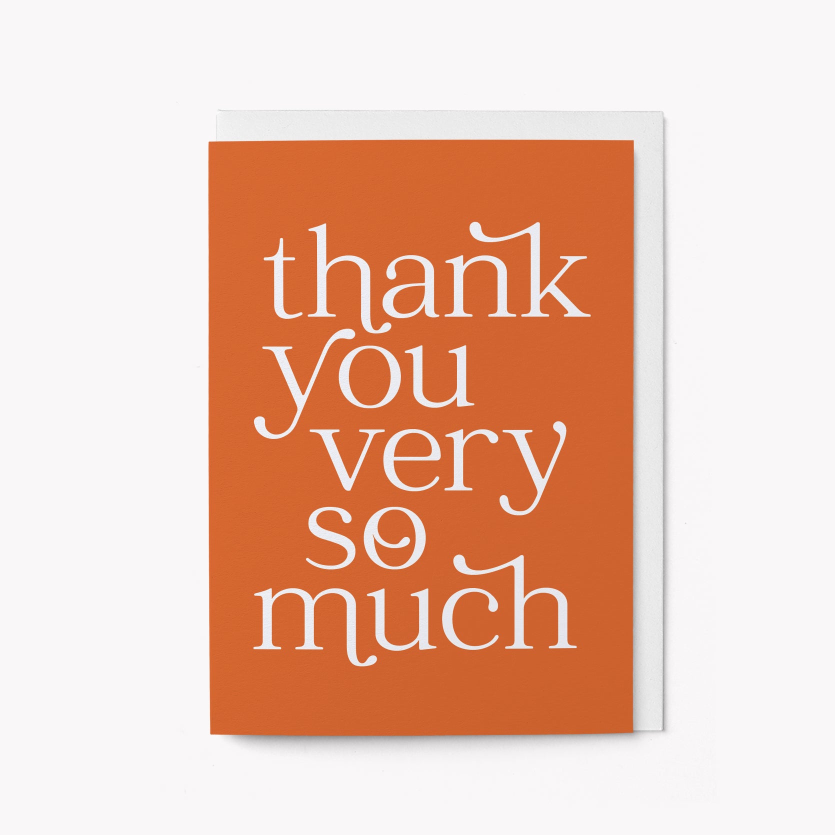 Thank you very so much - Greeting card